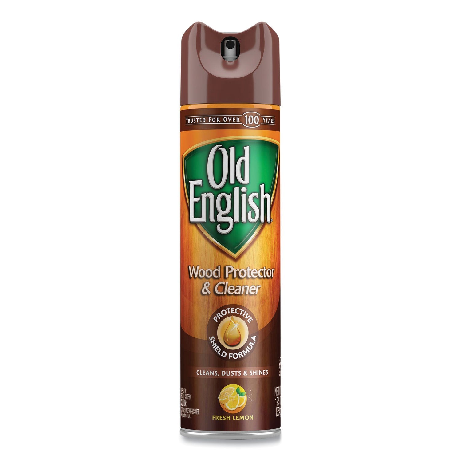 OLD ENGLISH® Furniture Polish, Fresh Lemon Scent, 12.5 Oz Aerosol Spray, 12/carton