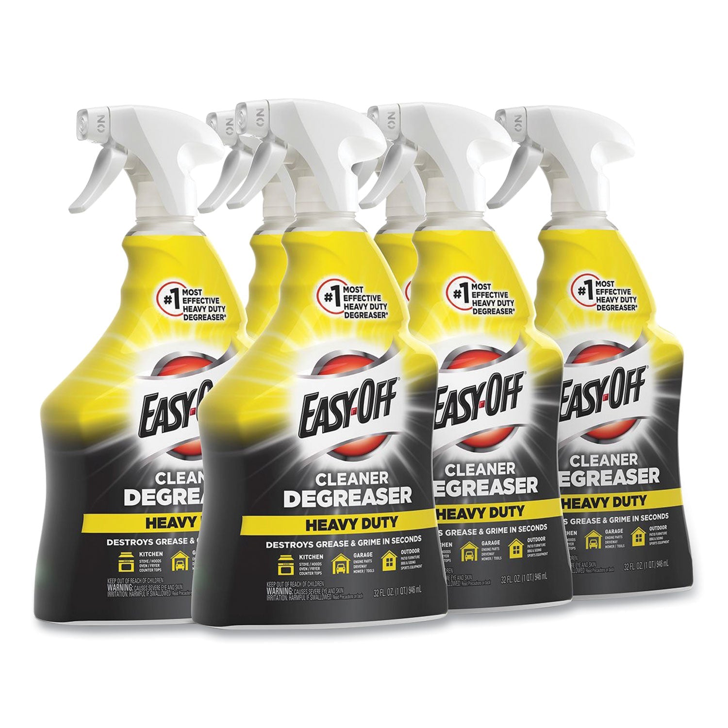 EASY-OFF Heavy Duty Cleaner Degreaser | 32oz