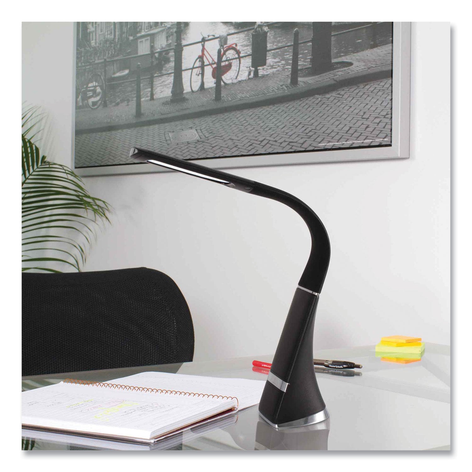 OttLite Recharge LED Desk Lamp | Black