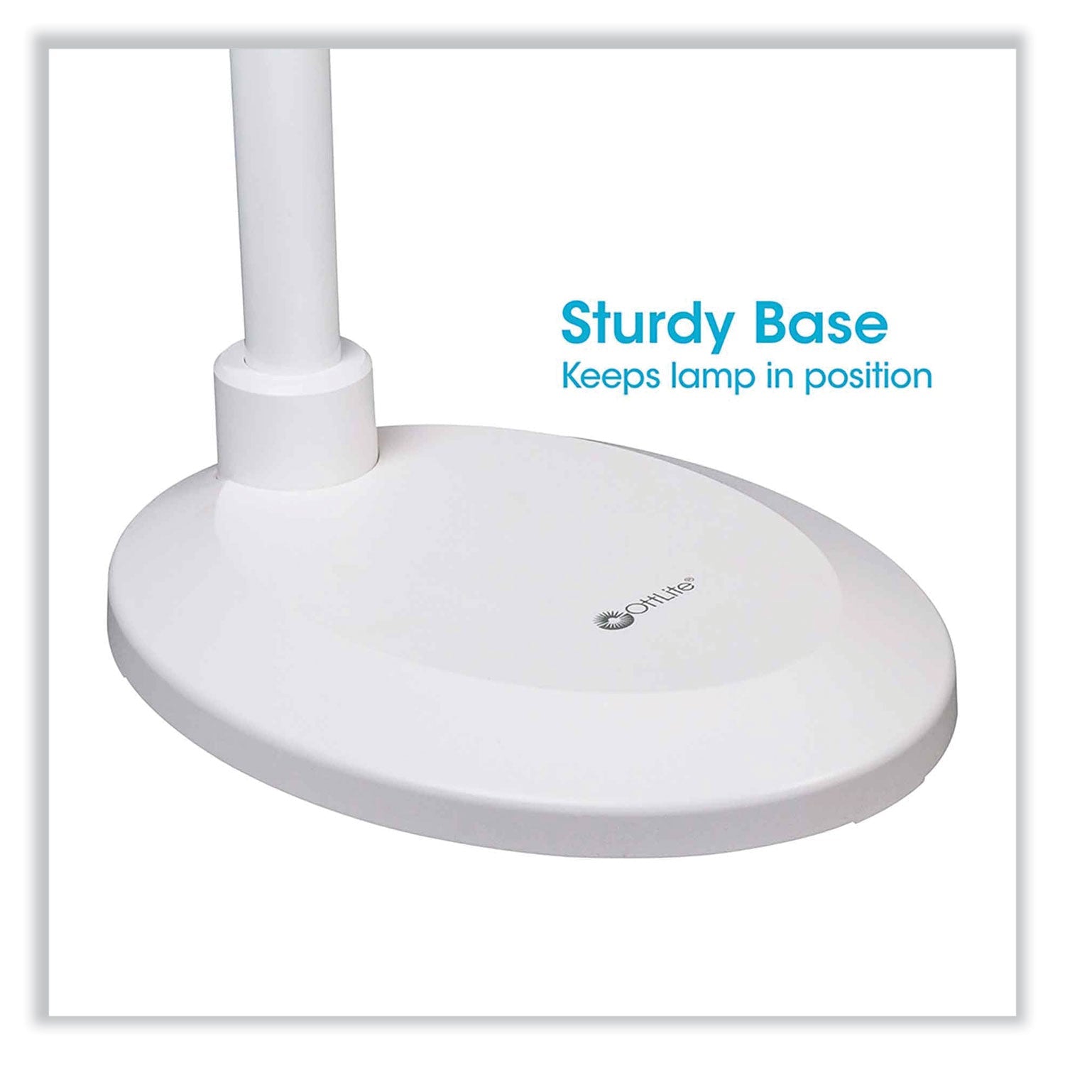 OttLite® Wellness Series Flex LED Floor Lamp, 49" to 71" High, White - Bloom Skins