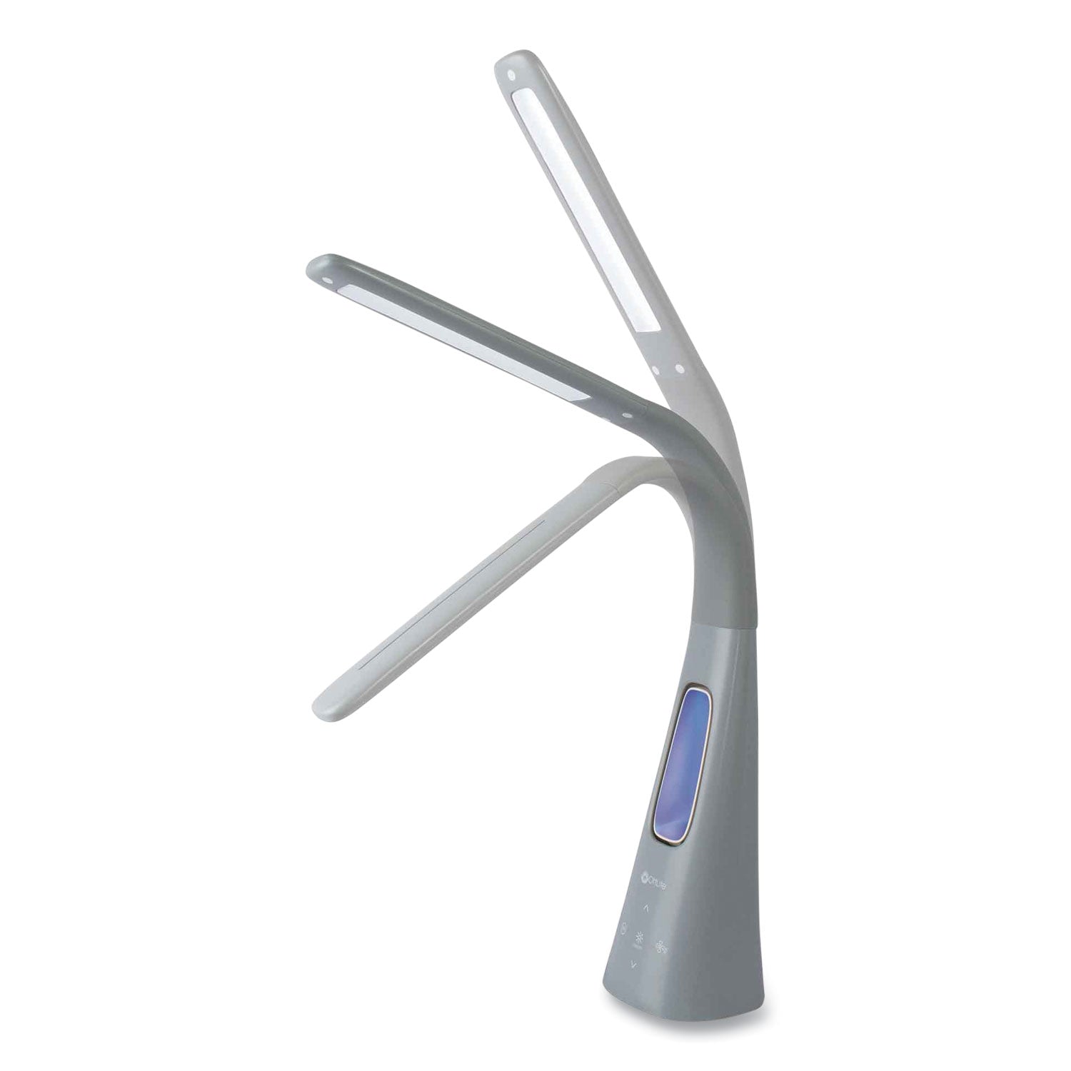 OttLite® Cool Breeze Fan Lamp, 15" to 26.5" High, Gray - Bloom Skins