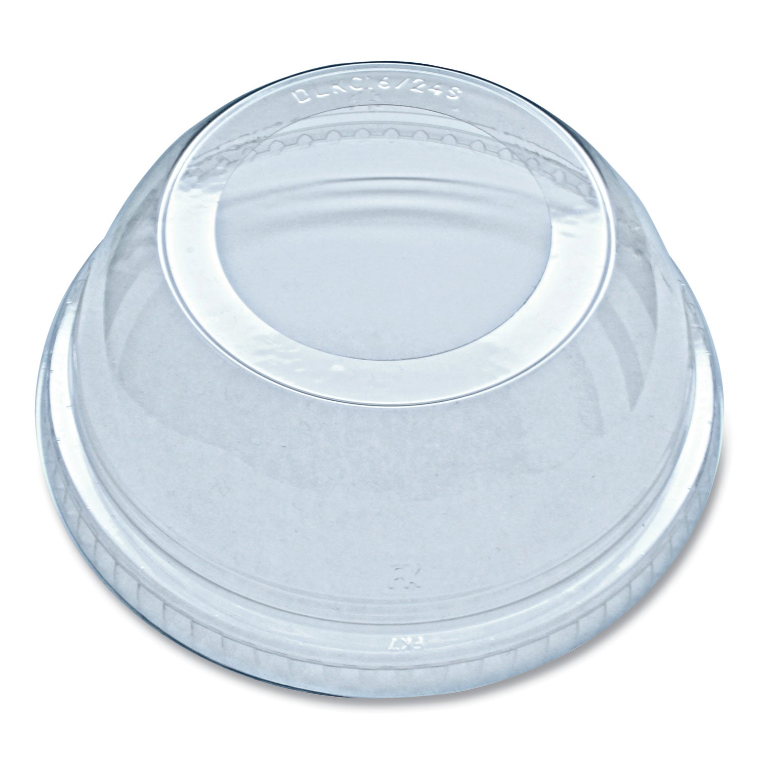 Fabri-Kal® Greenware Cold Drink Lids, Dome, Fits 16 oz to 24 oz Cold Cups, Plastic, Clear, 1,000/Carton