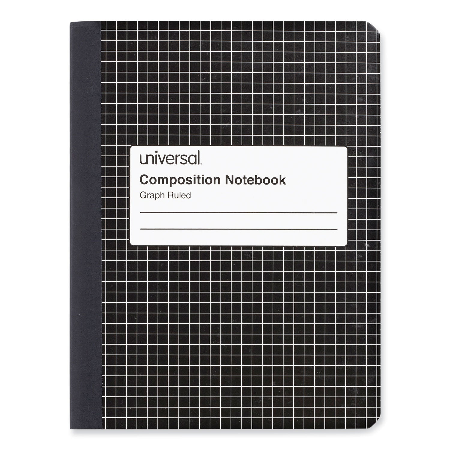 Quad Rule Composition Book | Black Marble Cover