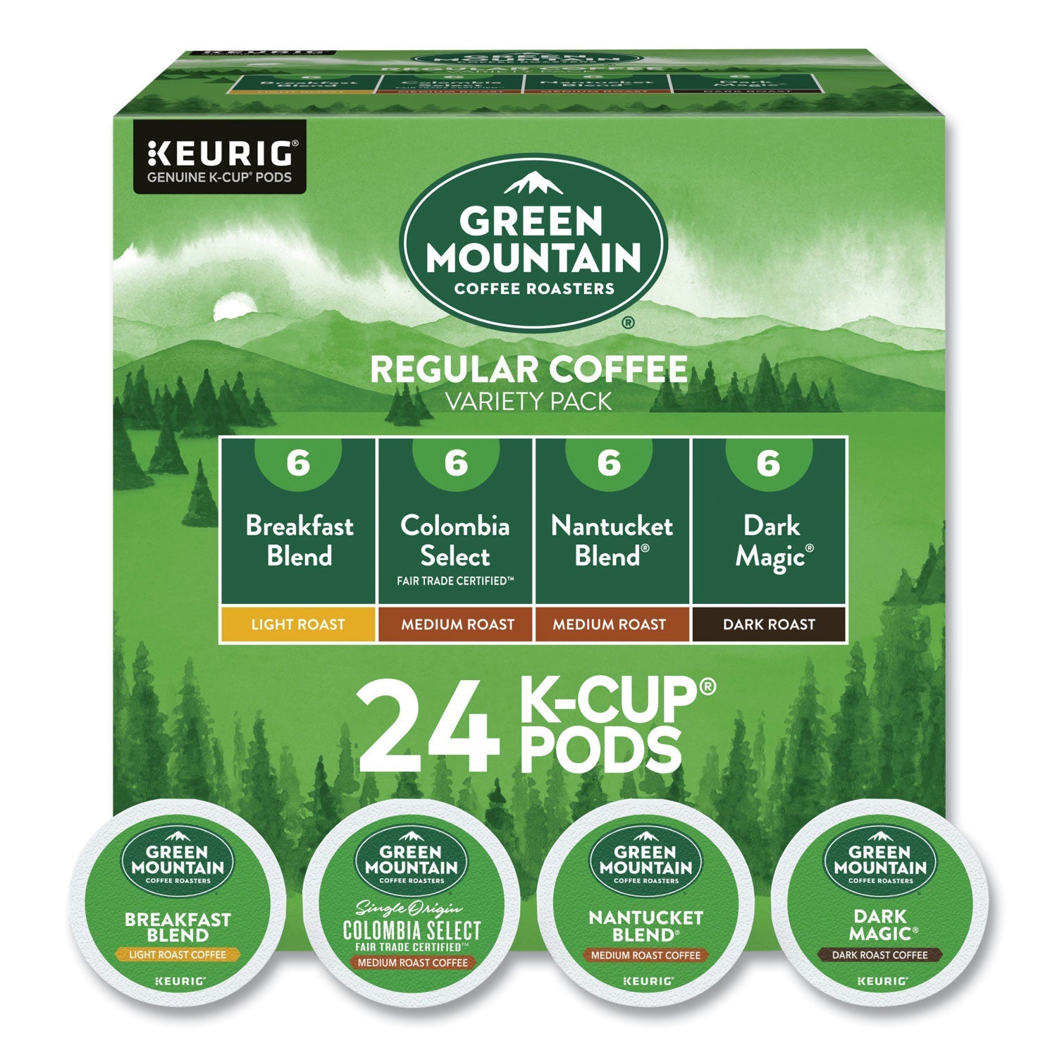 Regular Variety Pack Coffee K-Cups | 24-Count