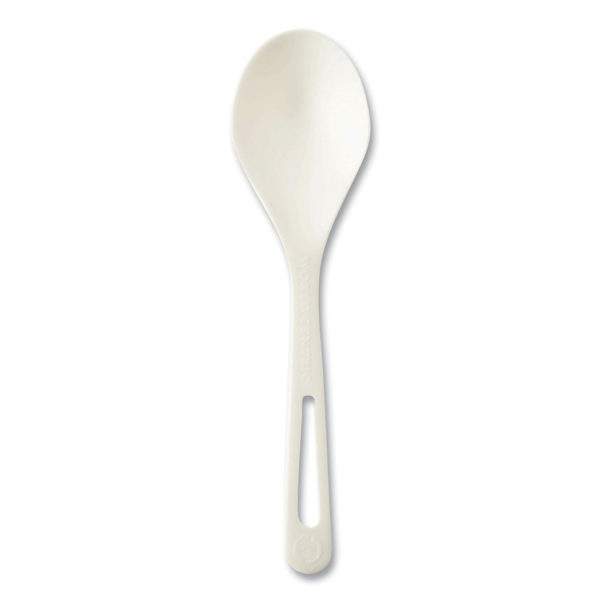 World Centric® TPLA Compostable Cutlery, Soup Spoon, Plastic, White, 1,000/Carton - Bloom Skins