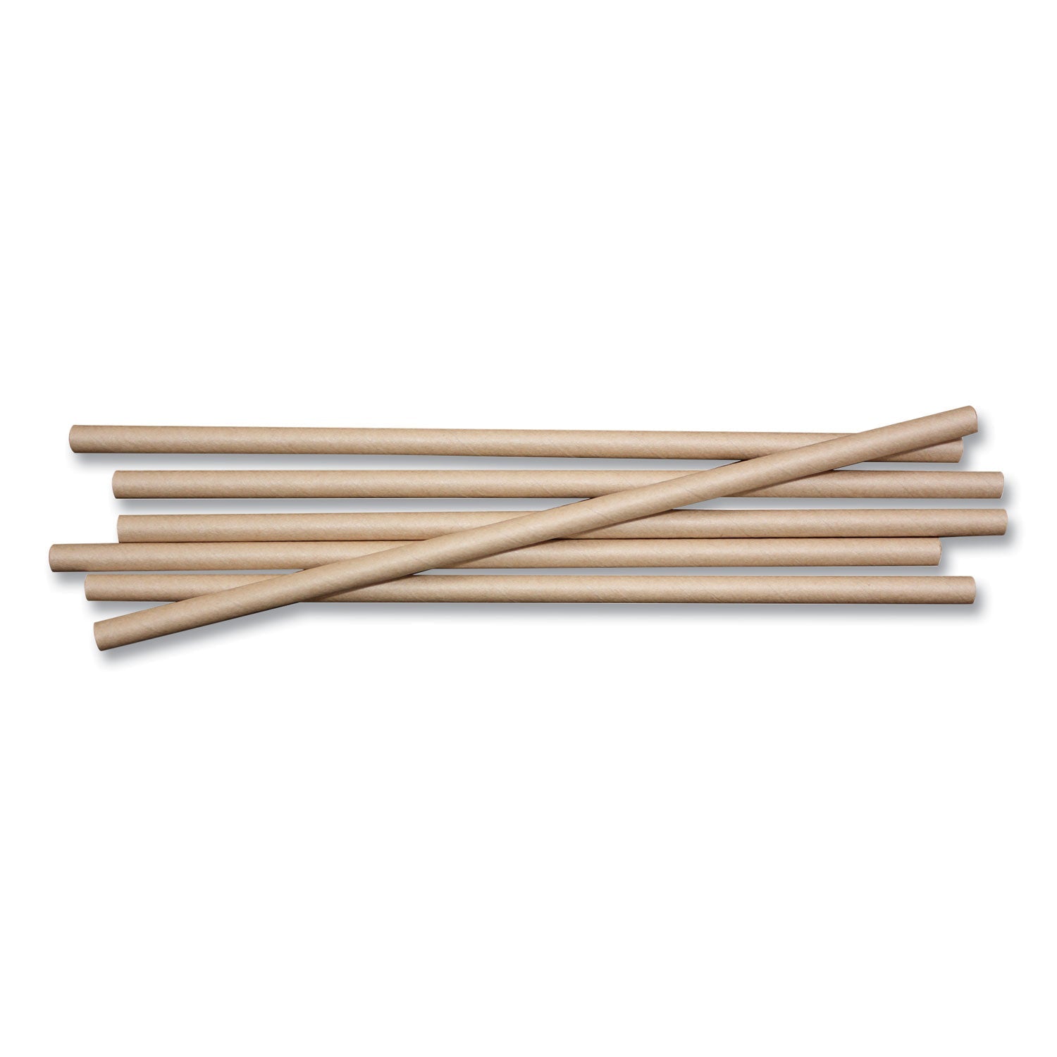 Sustainable Kraft Paper Straws | 8" | 6,000-Ct
