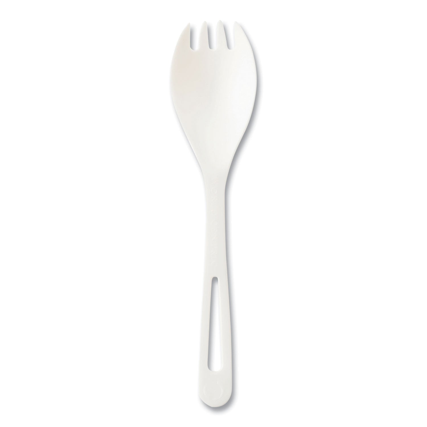 TPLA Compostable Cutlery Spork | White | 1000-Ct