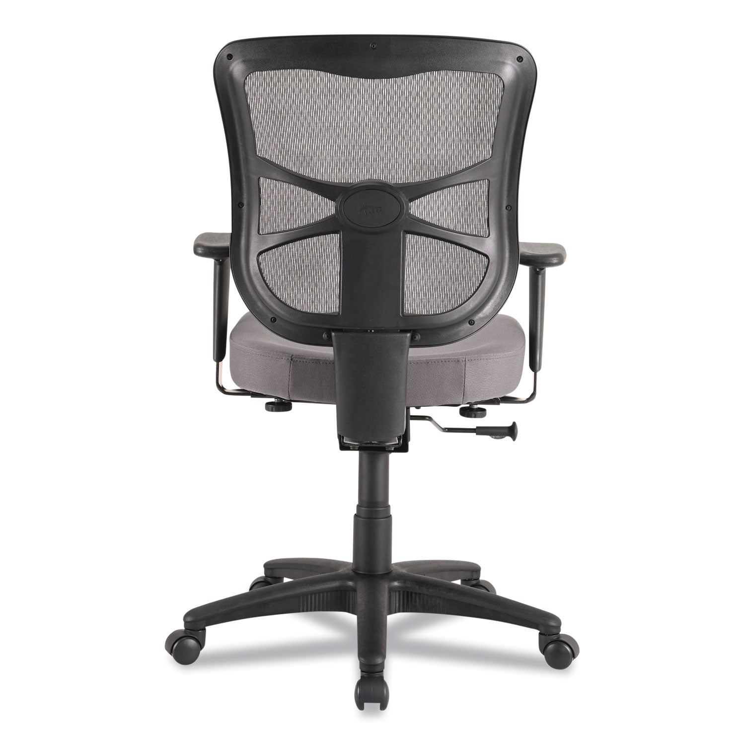 Alera® Alera Elusion Series Mesh Mid-Back Swivel/Tilt Chair, Supports Up to 275 lb, 17.9" to 21.8" Seat Height, Gray Seat