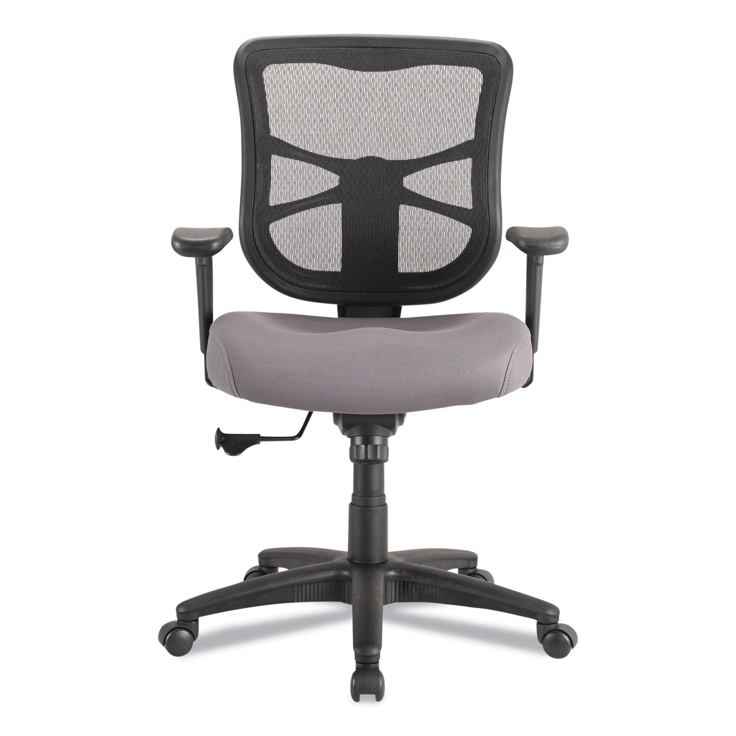 Alera® Alera Elusion Series Mesh Mid-Back Swivel/Tilt Chair, Supports Up to 275 lb, 17.9" to 21.8" Seat Height, Gray Seat