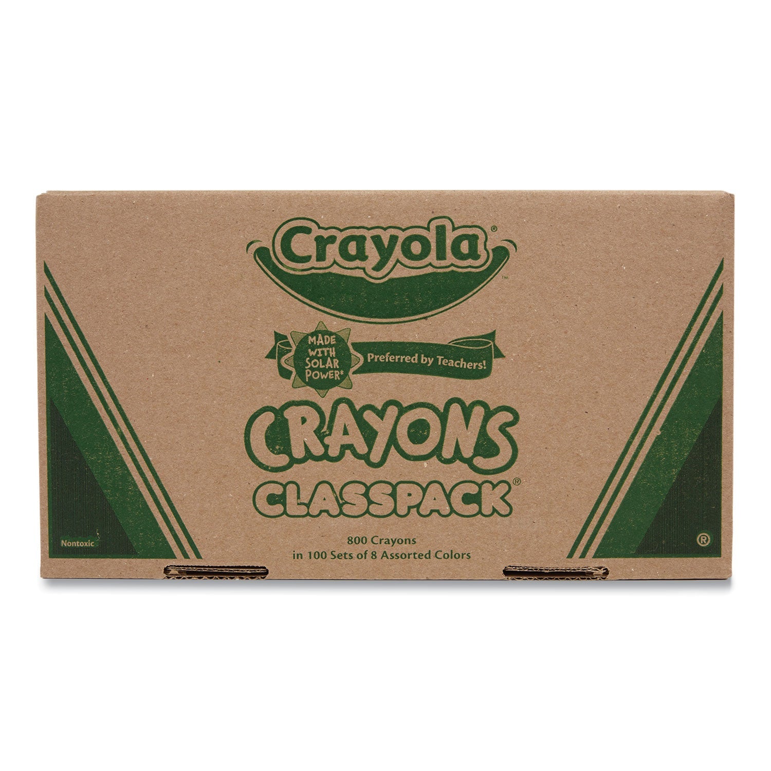 Crayola® Classpack Regular Crayons, 8 Colors, 800/box