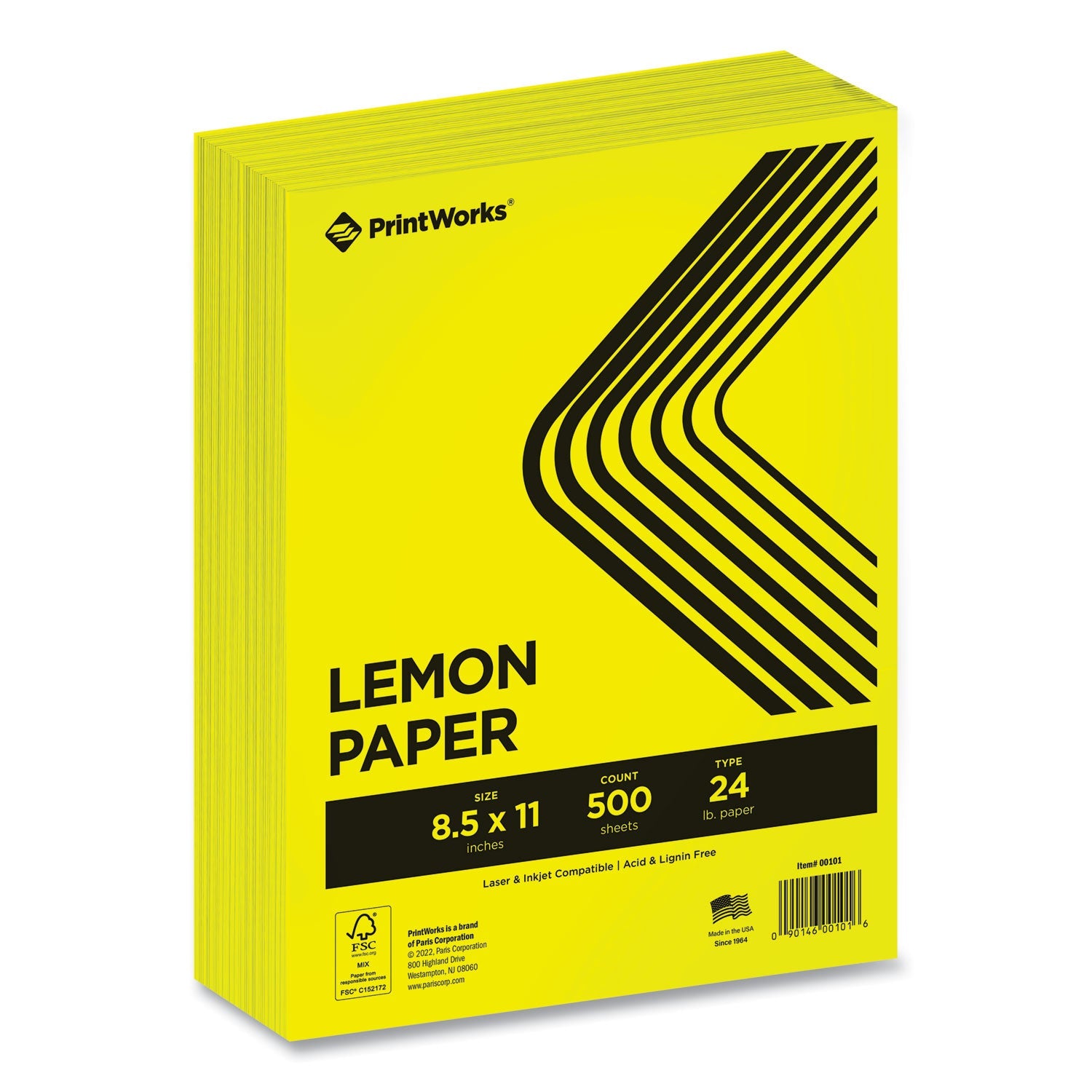 PrintWorks Professional Lemon Yellow Paper | 500 Rm