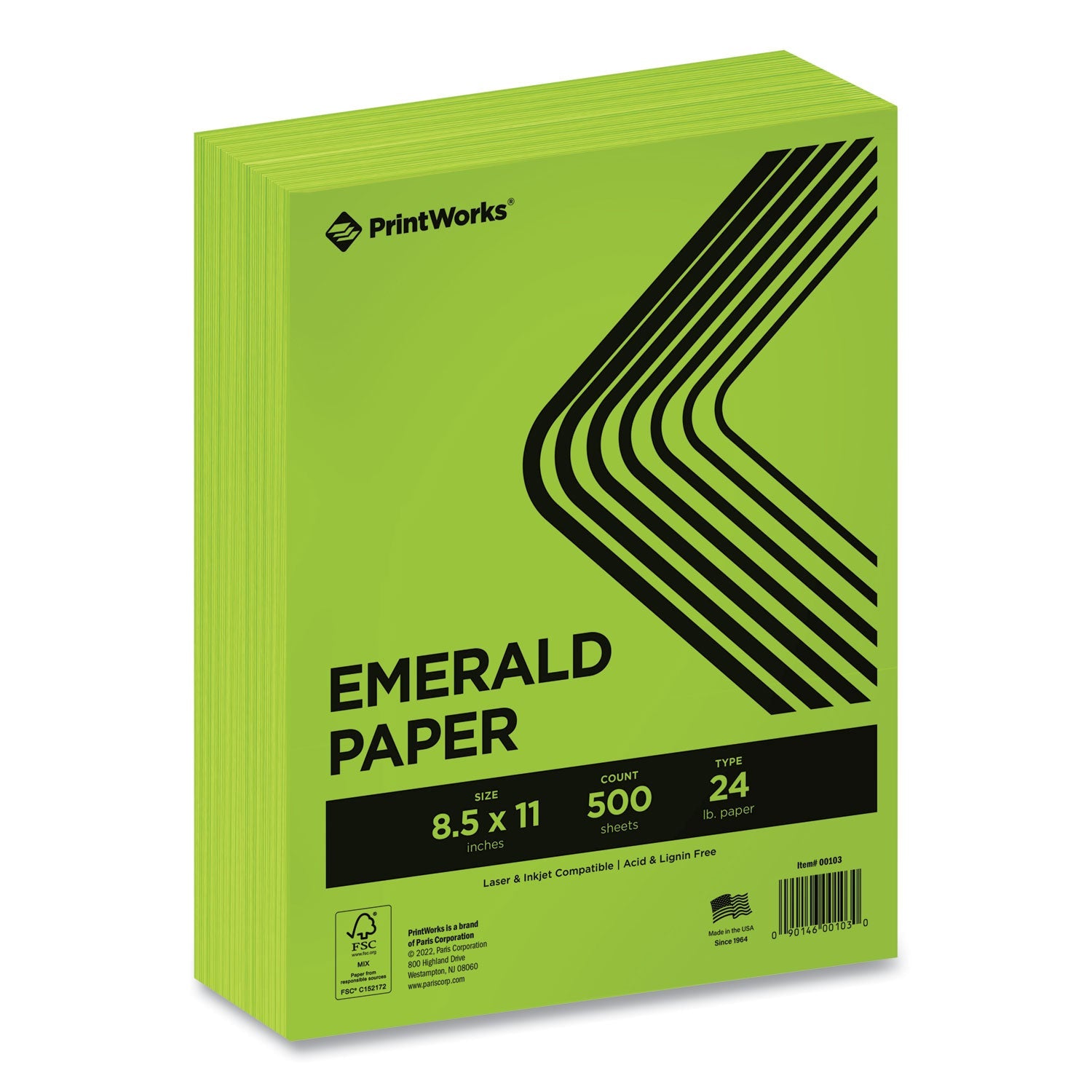 PrintWorks Professional Emerald Green Paper | 500 Rm
