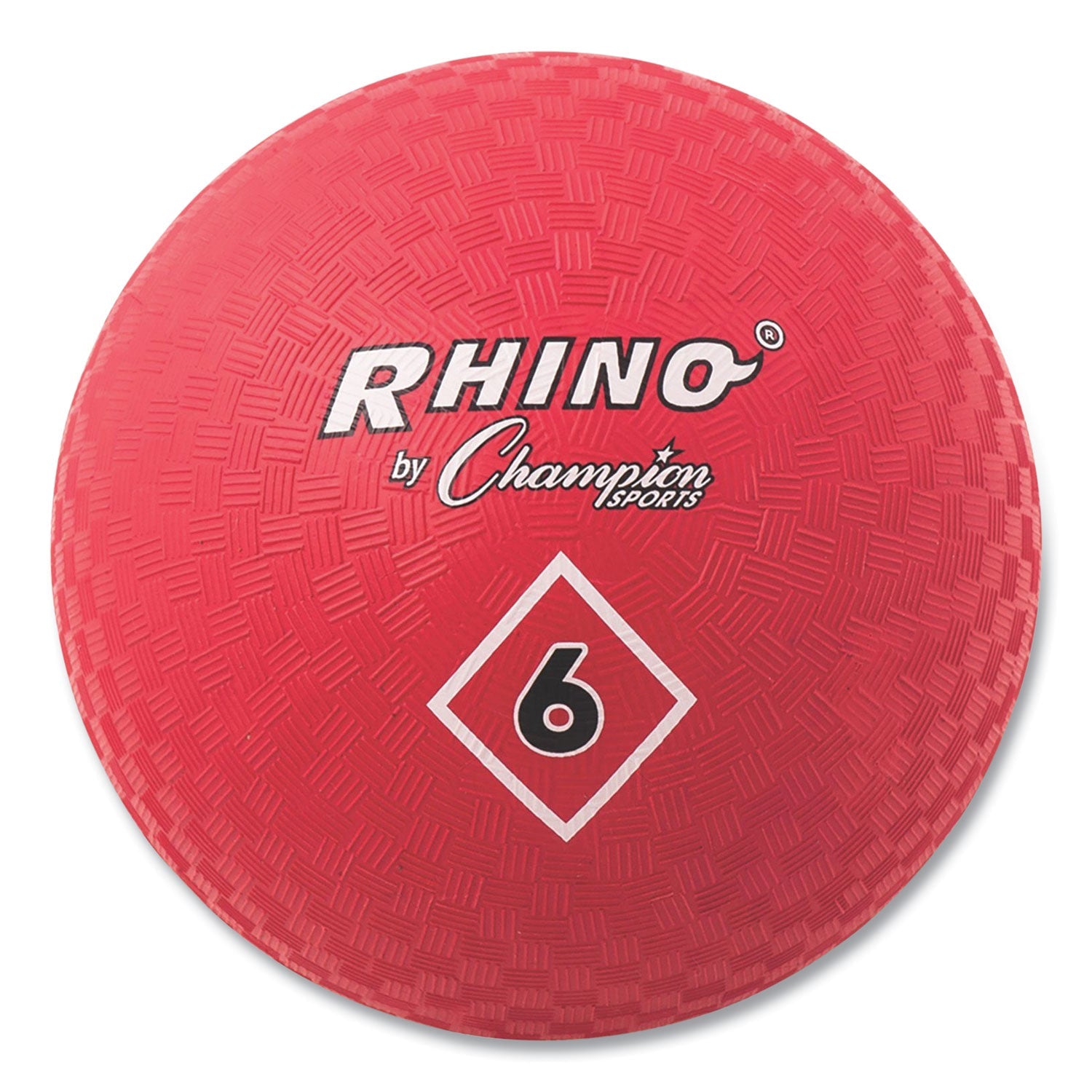 Champion Sports Playground Ball | 6" Red