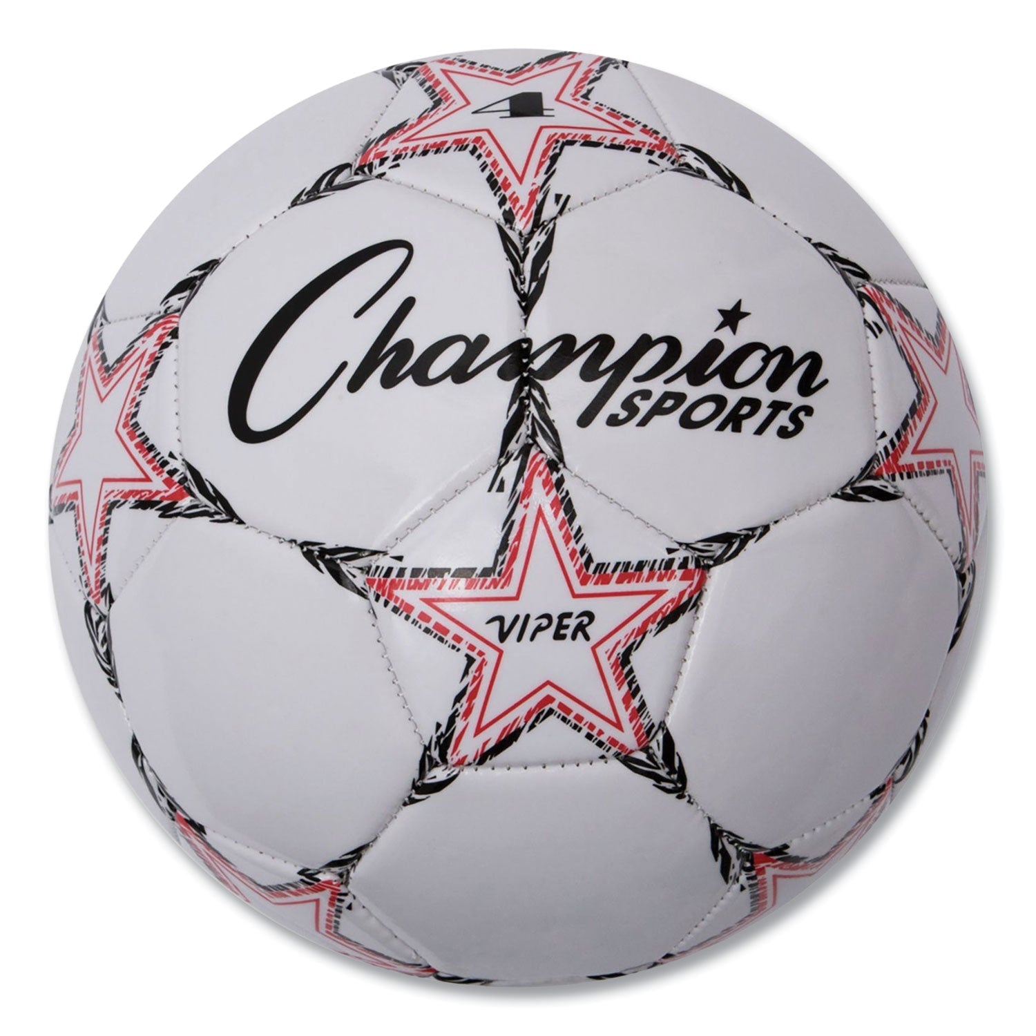 Viper Soccer Ball | No. 4 Size White