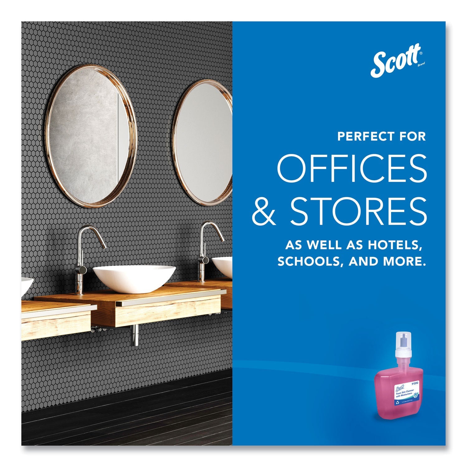 Scott® Pro Foam Skin Cleanser with Moisturizers Refill, Citrus Floral Scent, 1.2 L