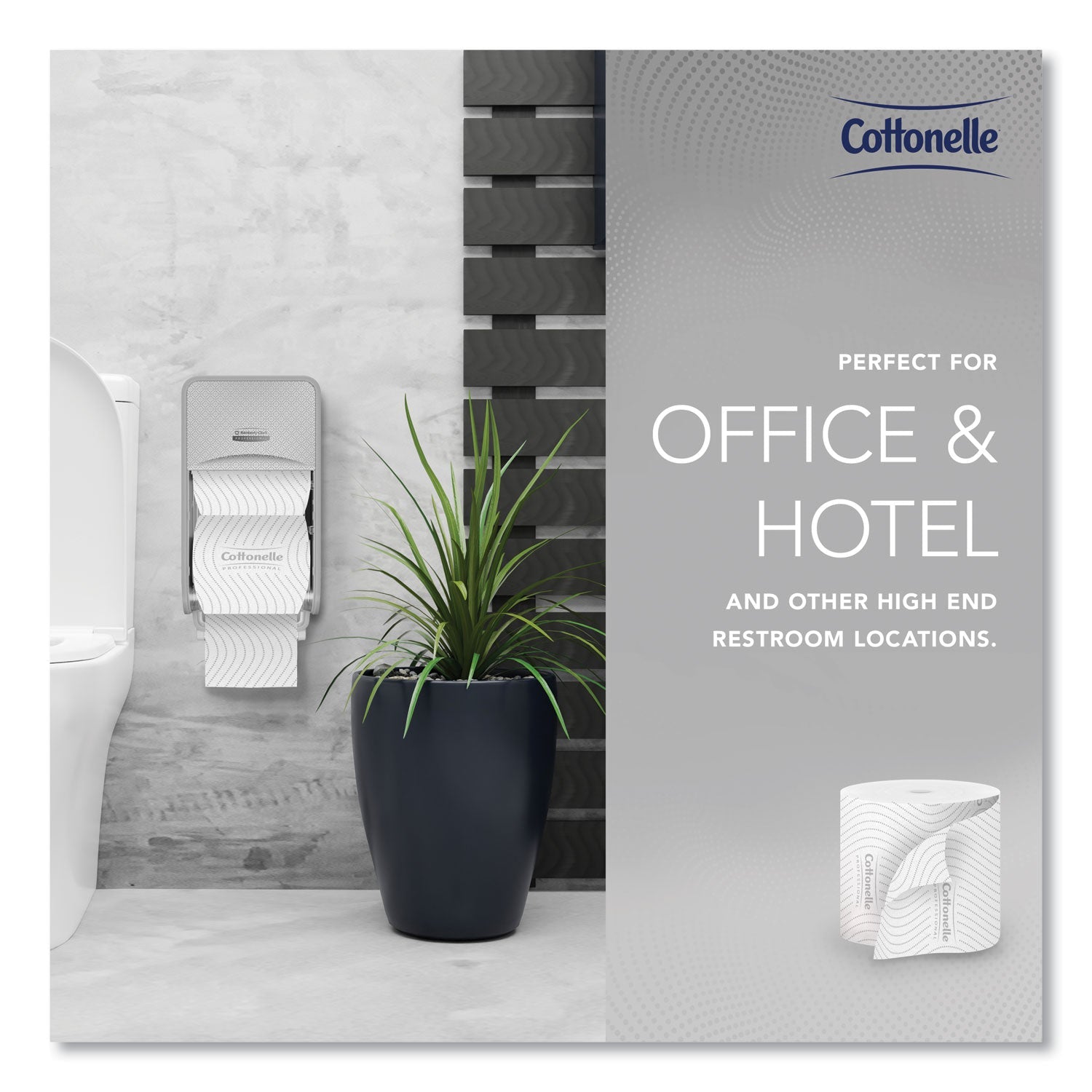 Cottonelle® Clean Care Bathroom Tissue, Septic Safe, 2-Ply, White, 900 Sheets/Roll, 36 Rolls/Carton