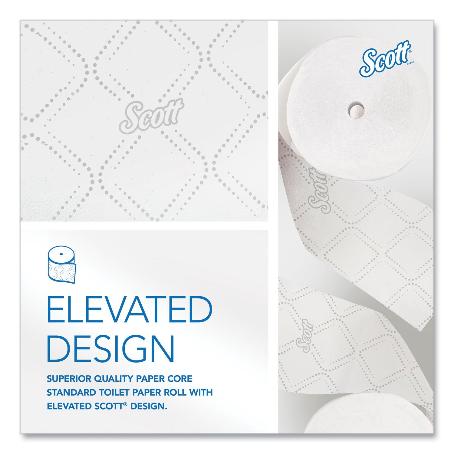 Scott® Pro Small Core High Capacity/SRB Bath Tissue, Septic Safe, 2-Ply, White, 1,100 Sheets/Roll, 36 Rolls/Carton