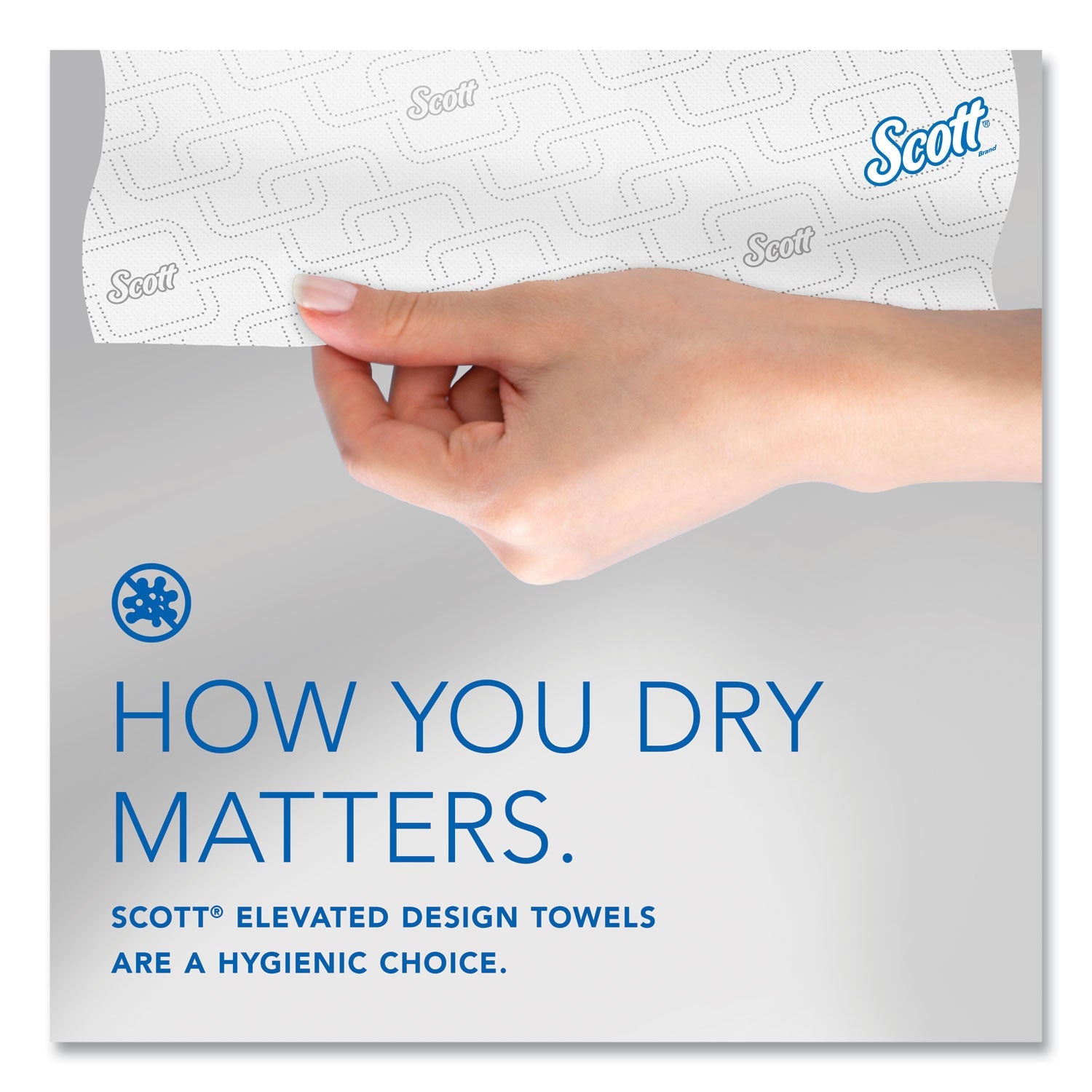 Scott® Essential High Capacity Hard Roll Towel, 1-Ply, 8" x 950 ft, White, 6 Rolls/Carton