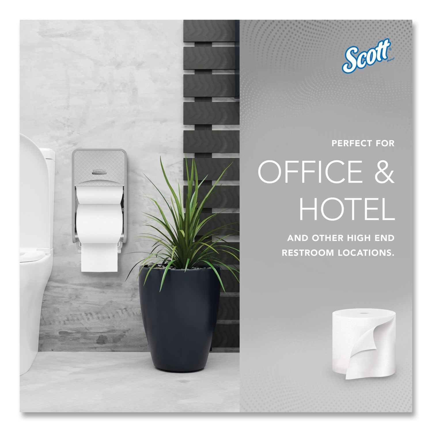 Scott® Essential Coreless SRB Bathroom Tissue, Septic Safe, 2-Ply, White, 1,000 Sheets/Roll, 36 Rolls/Carton