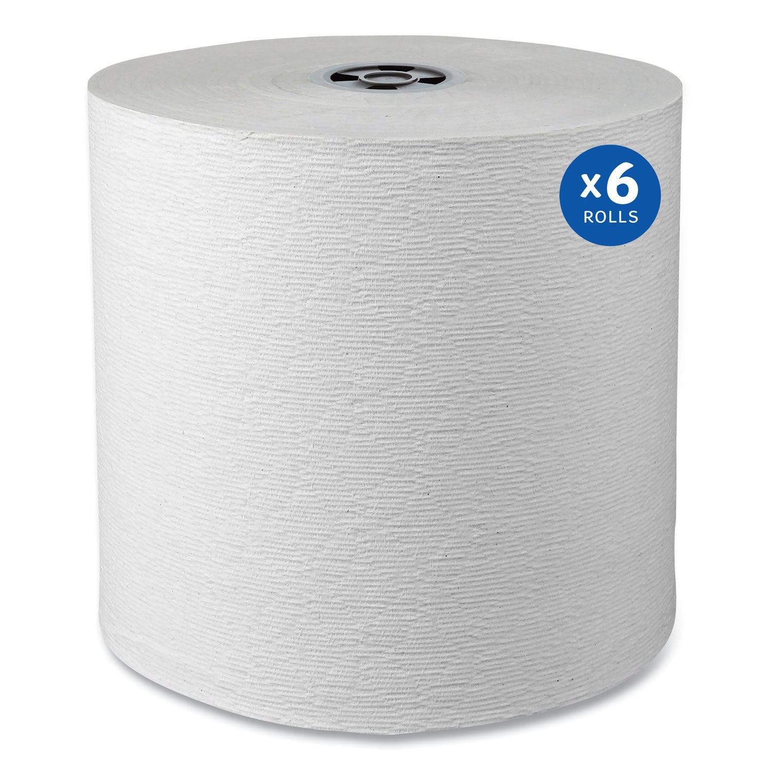 Kleenex® Hard Roll Paper Towels with Premium Absorbency Pockets with Colored Core, Gray Core, 1-Ply, 7.5" x 700 ft, White, 6 Rolls/CT