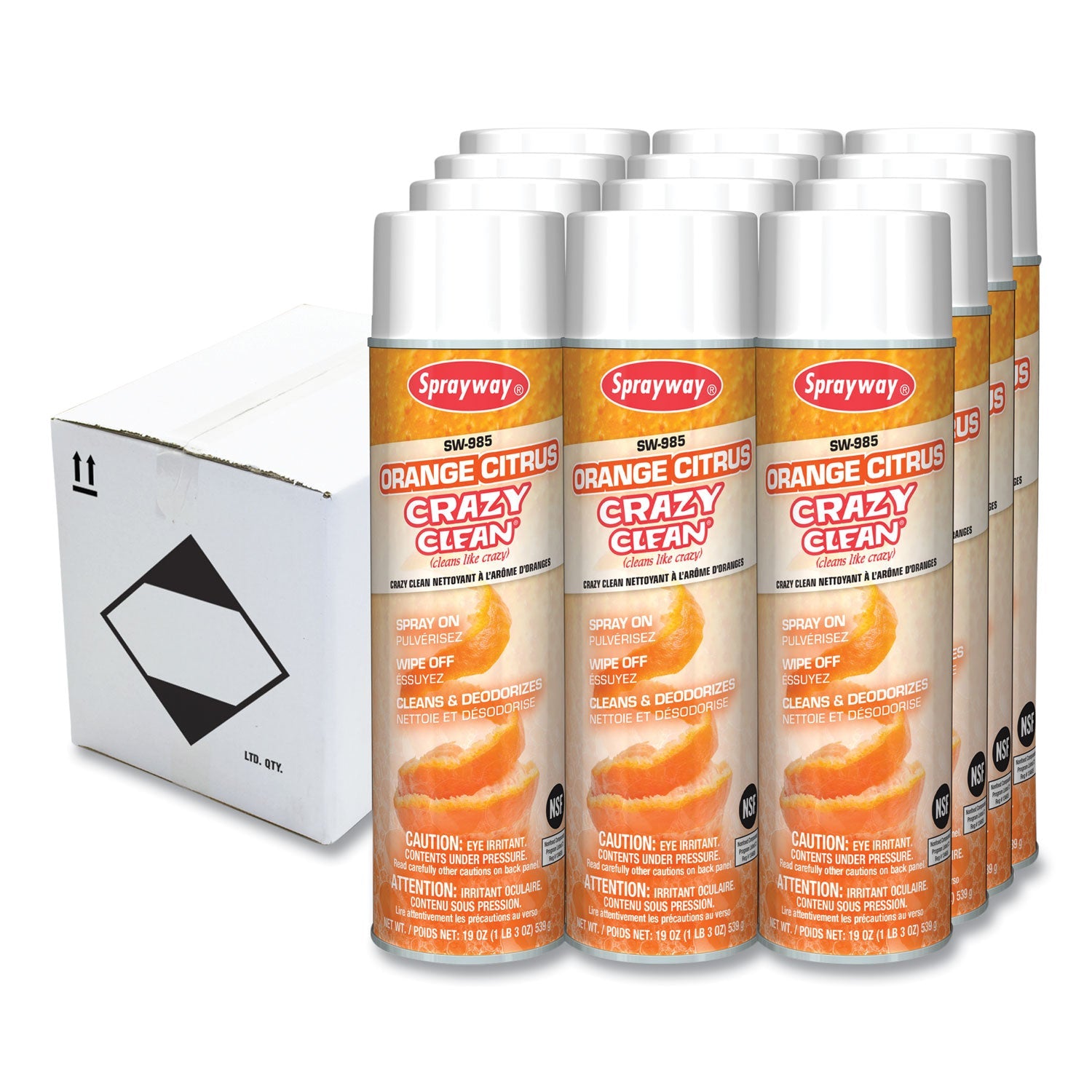 Orange Citrus Crazy Clean | 19 oz | Dozen
