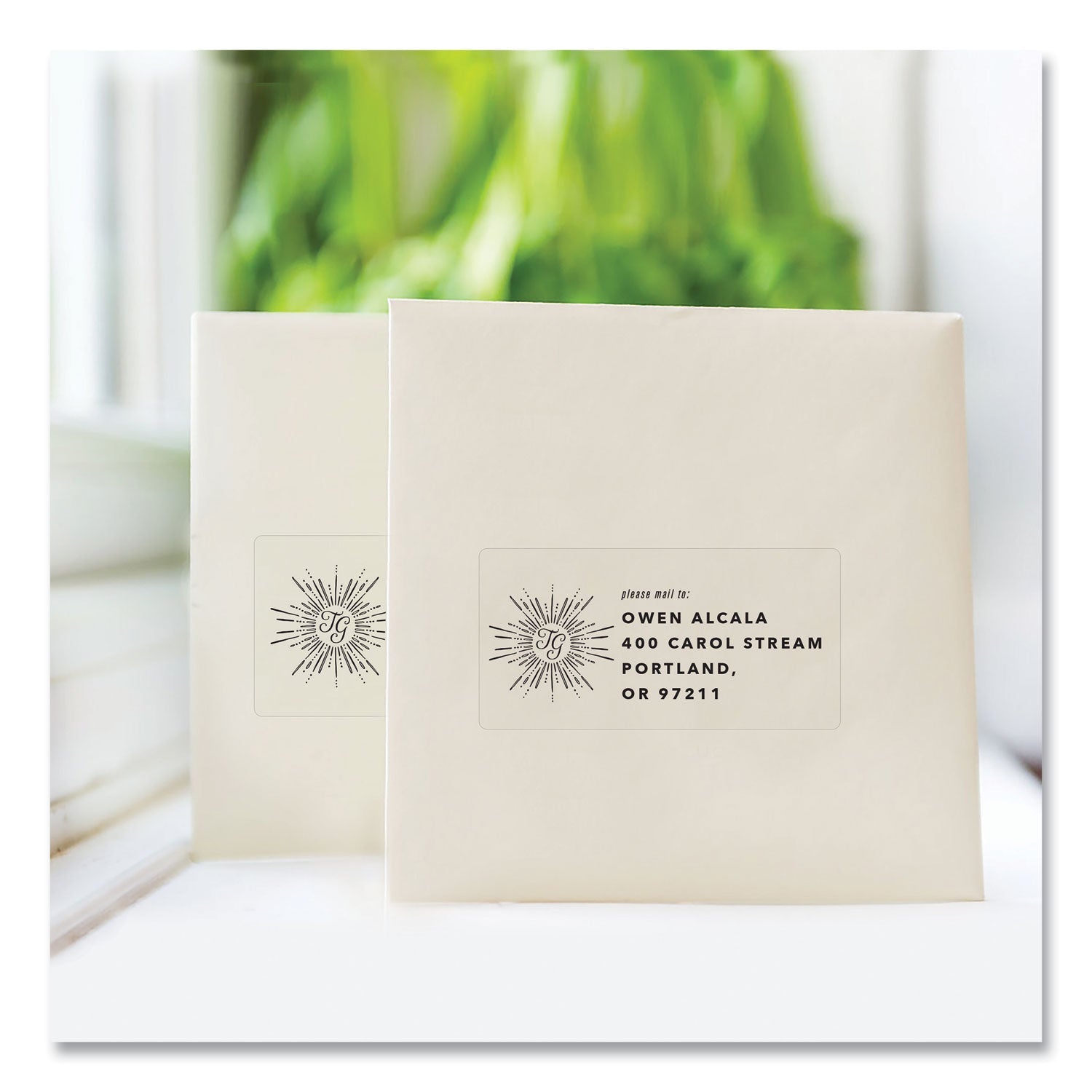 Avery® Glossy Clear Easy Peel Mailing Labels W/ Sure Feed Technology, Inkjet/laser Printers, 2 X 4, Clear, 10/sheet, 10 Sheets/pack