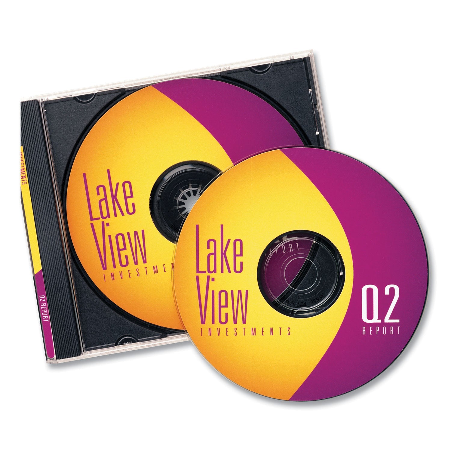 Avery® Inkjet Cd Labels, Matte White, 100/pack