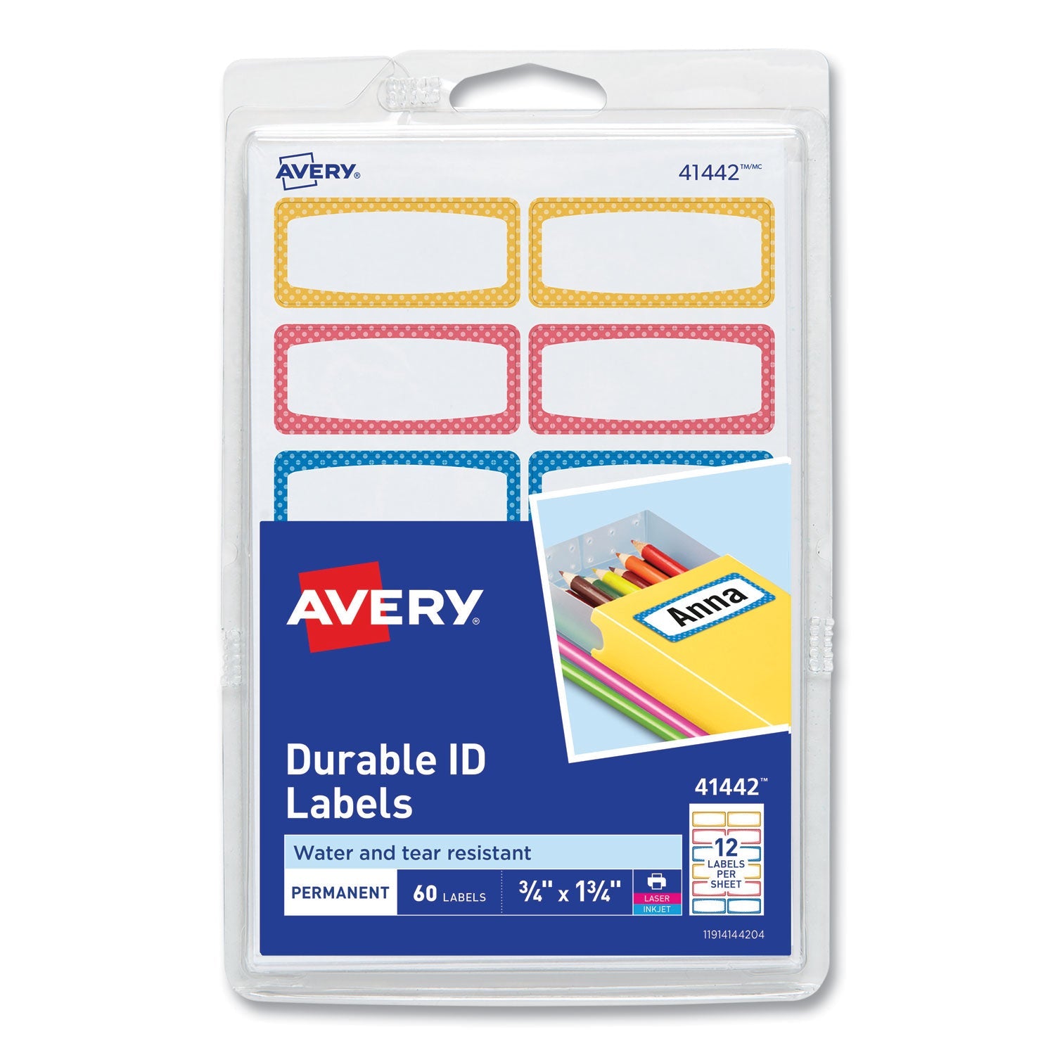 Kids Handwritten Identification Labels | 60/pack