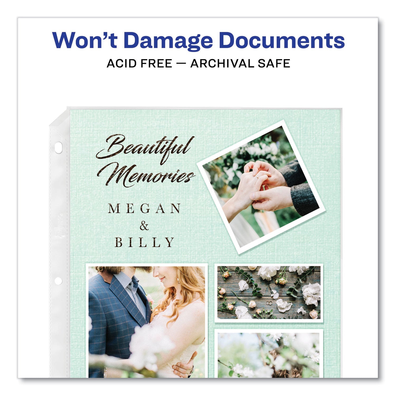 Avery® Quick Top And Side Loading Sheet Protectors, Letter, Non-Glare, 50/box