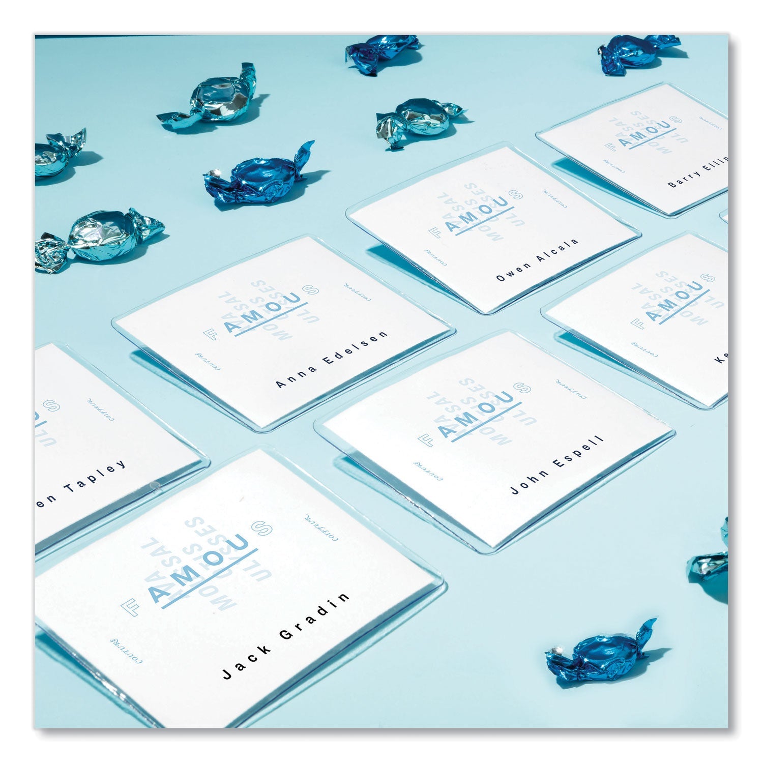 Avery® Clip-Style Name Badge Holder With Laser/inkjet Insert, Top Load, 4 X 3, White, 100/box