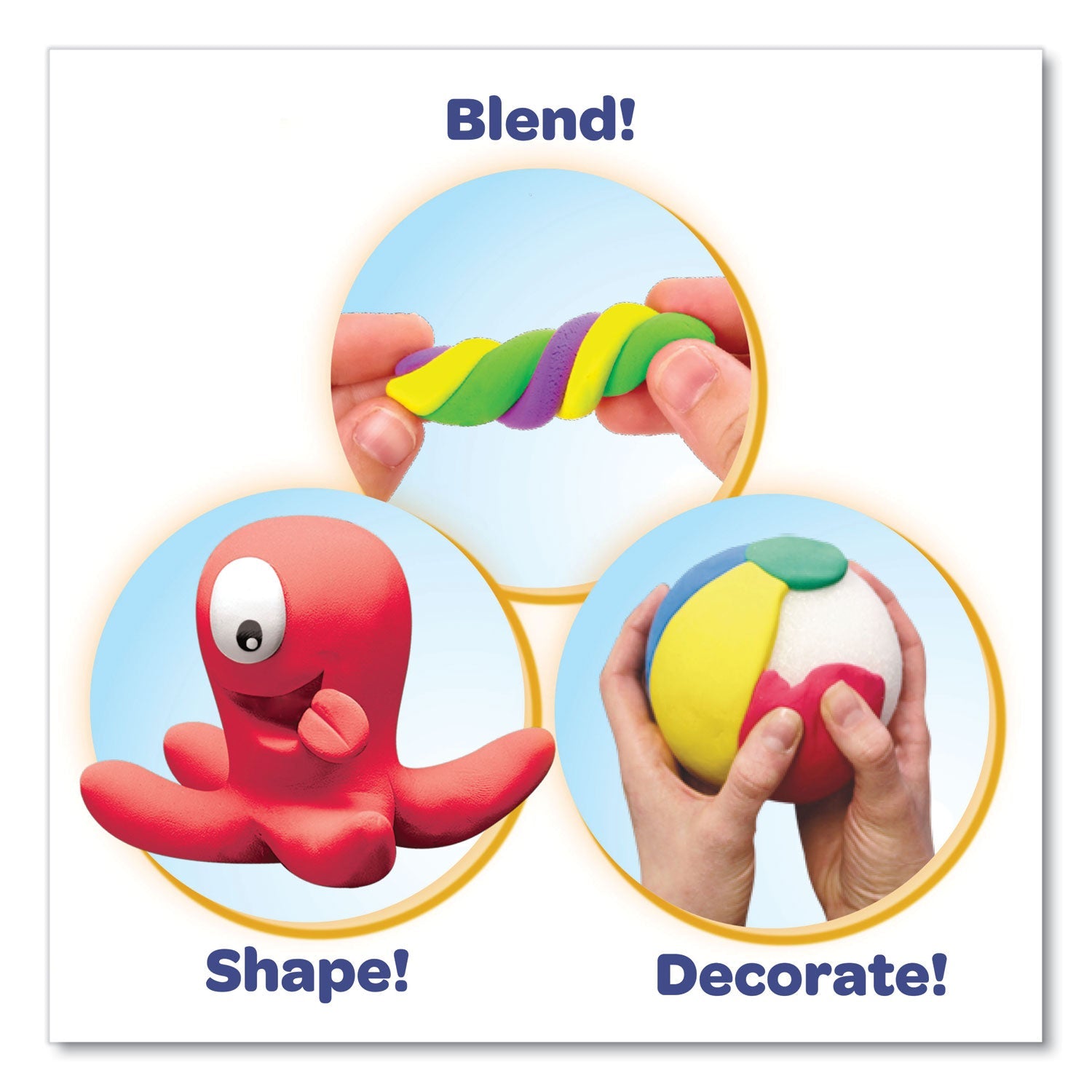 Crayola® Model Magic Modeling Compound, 1 Oz Packs, 75 Packs, Assorted Colors, 6 Lbs 13 Oz