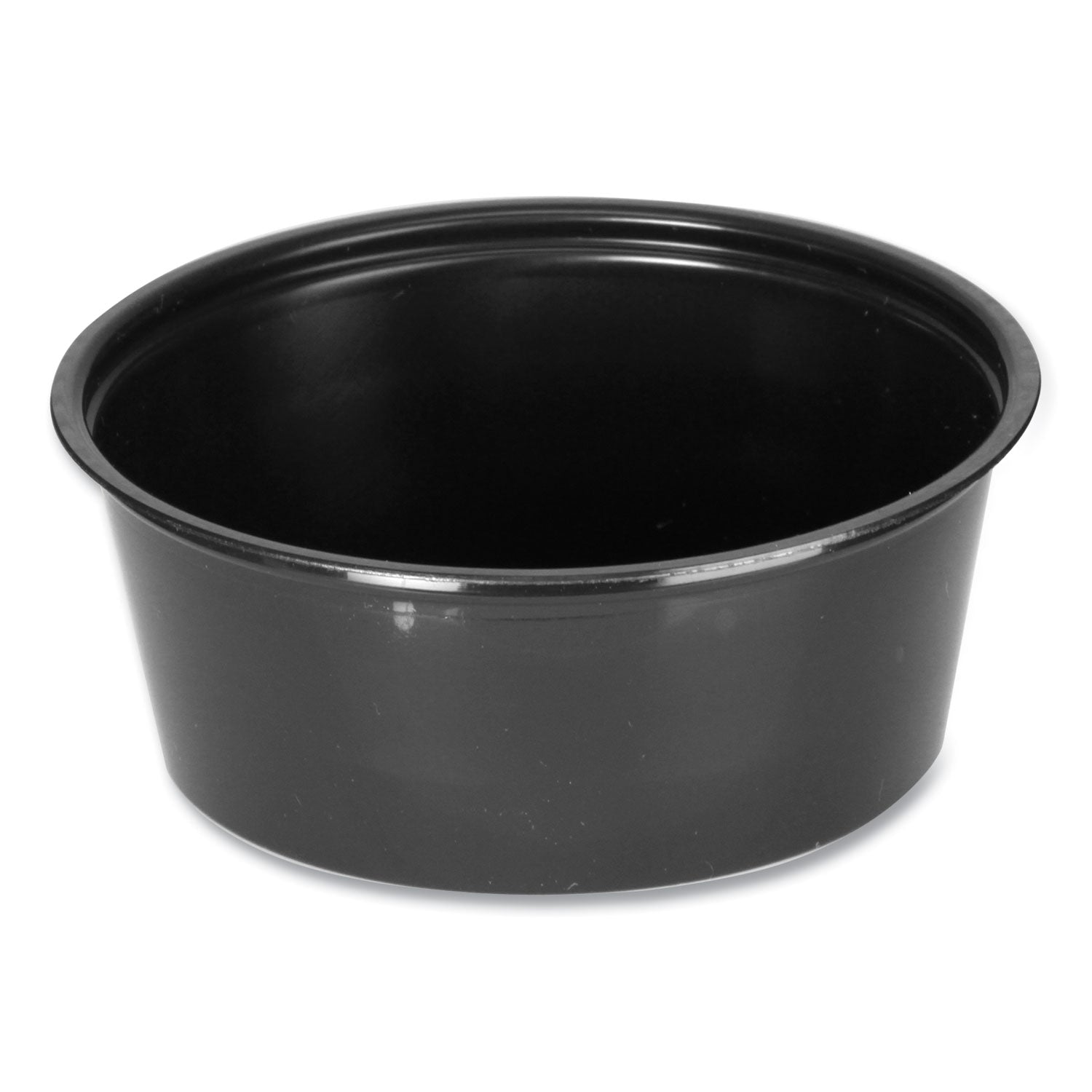 Portion Cups | 3.25oz Black Plastic