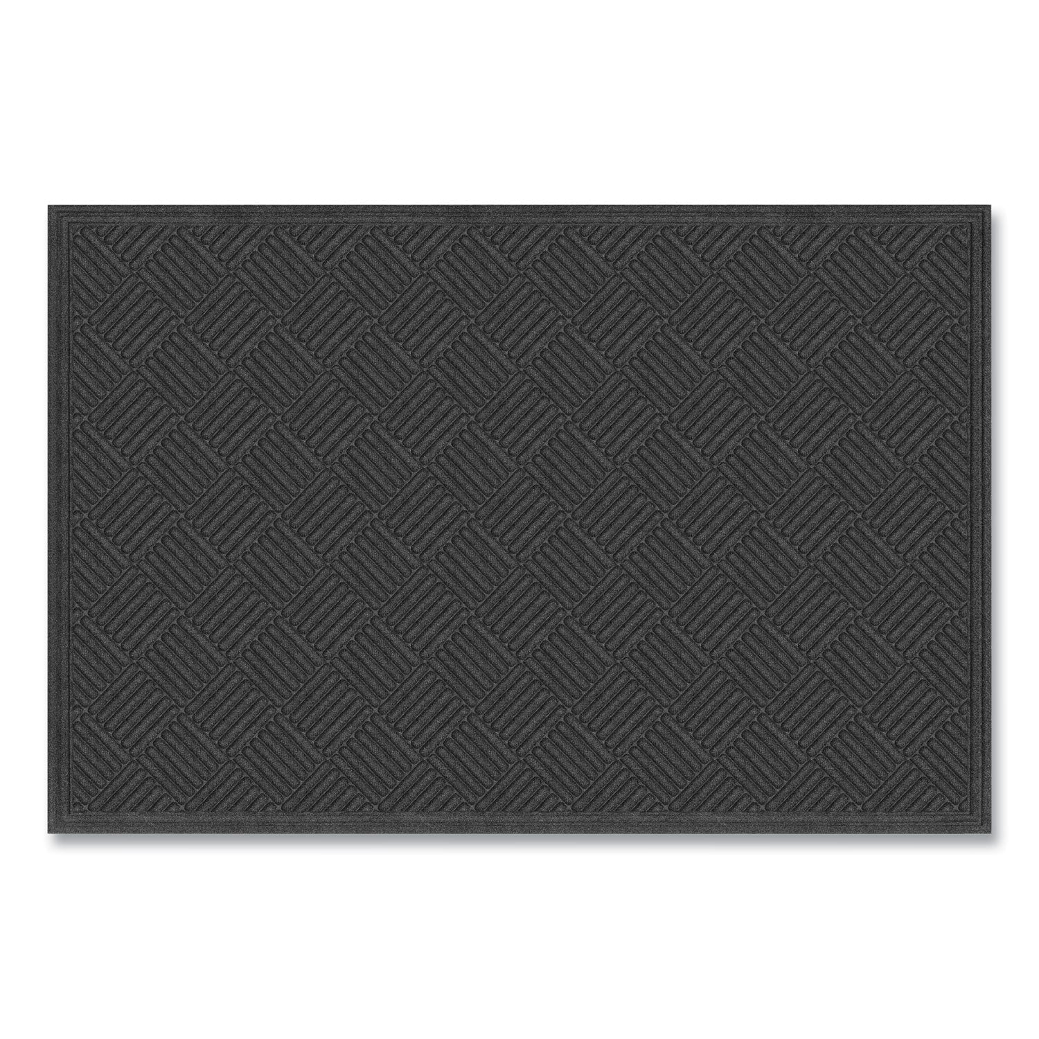 Ecomat Crosshatch Entry Mat | 48" x 72" | Charcoal