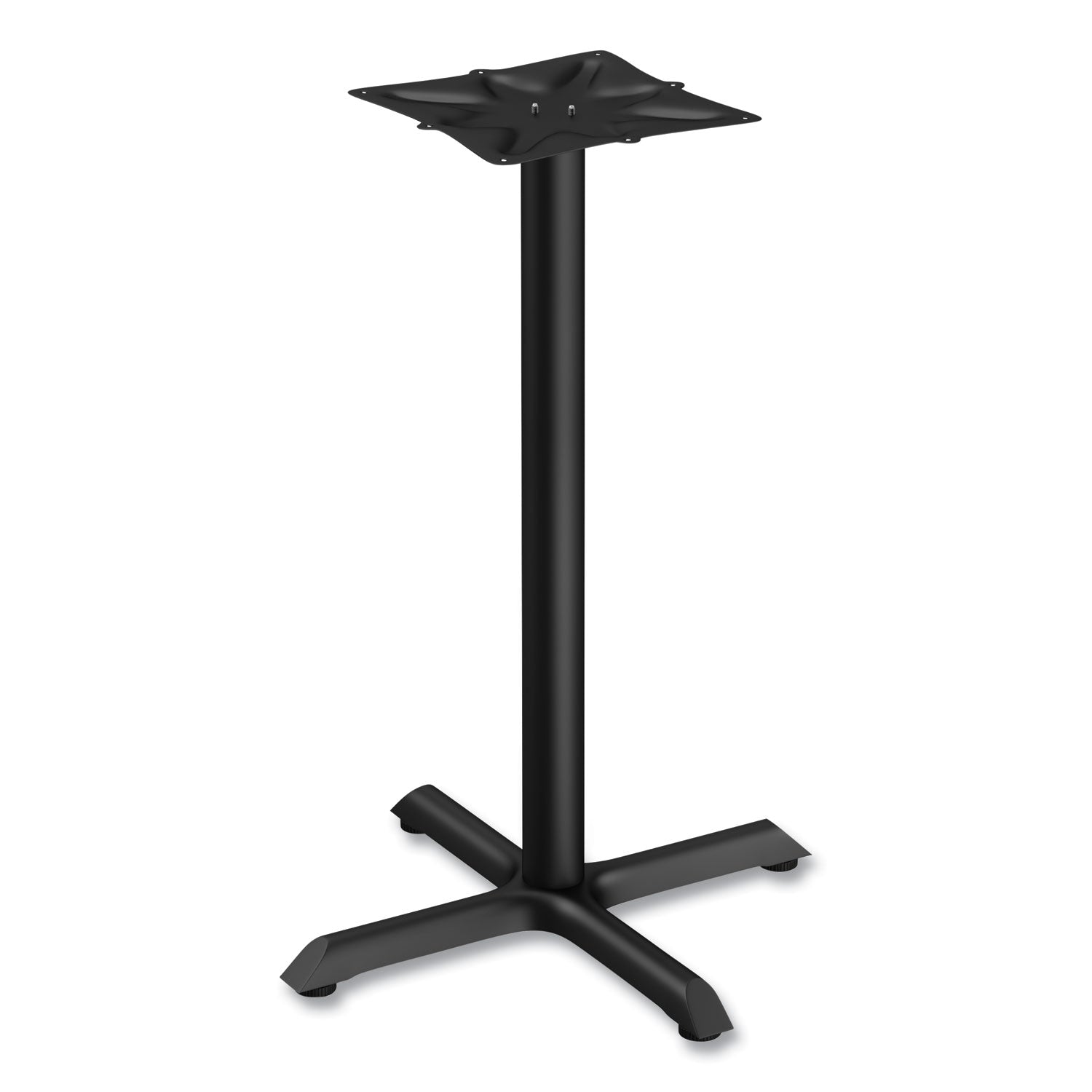 Hospitality Series Single-Column Base | Black
