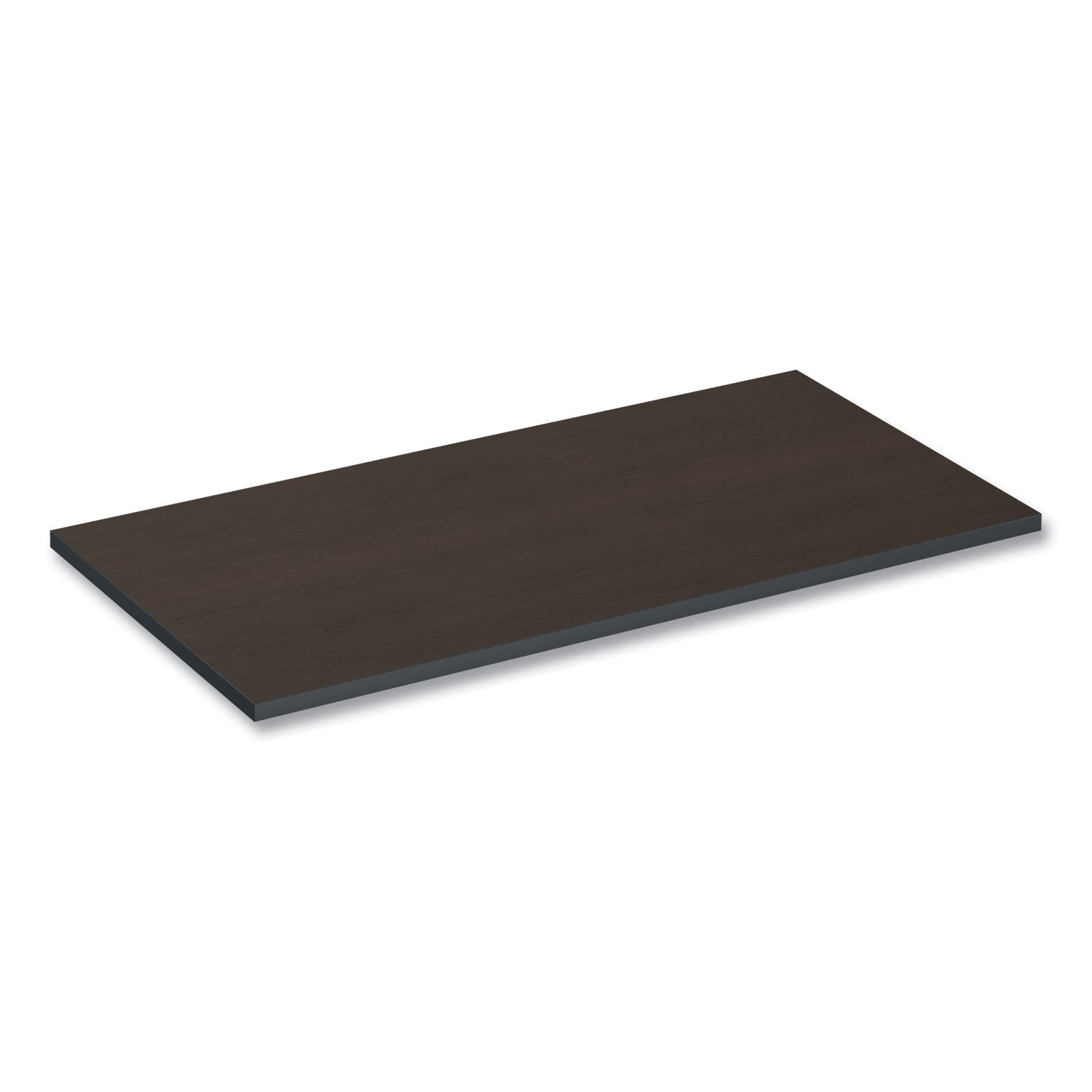 Alera® Reversible Laminate Table Top, Rectangular, 47.63w X 23.63d, Espresso/walnut