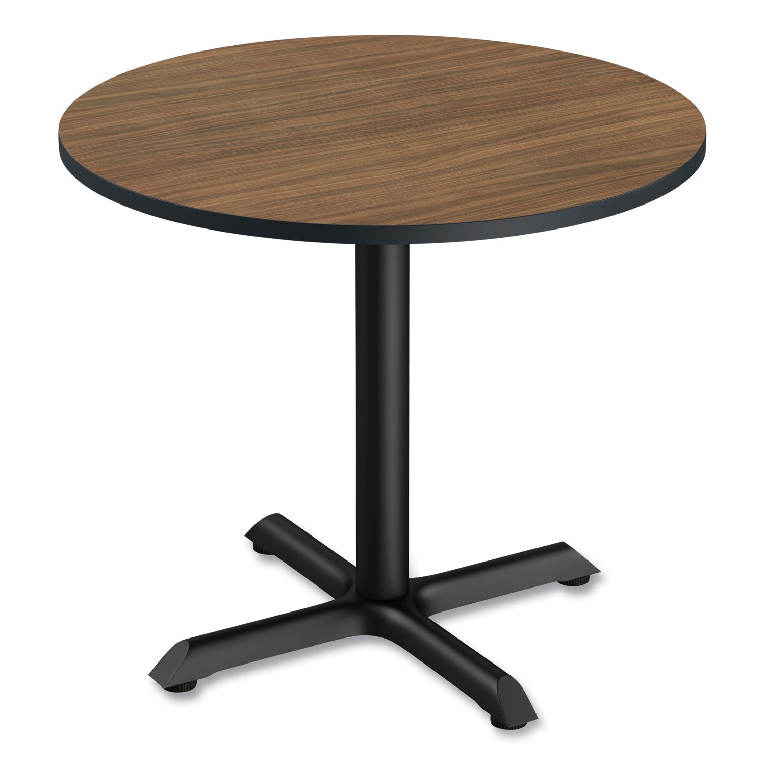 Alera® Reversible Laminate Table Top, Round, 35.5" Diameter, Espresso/Walnut