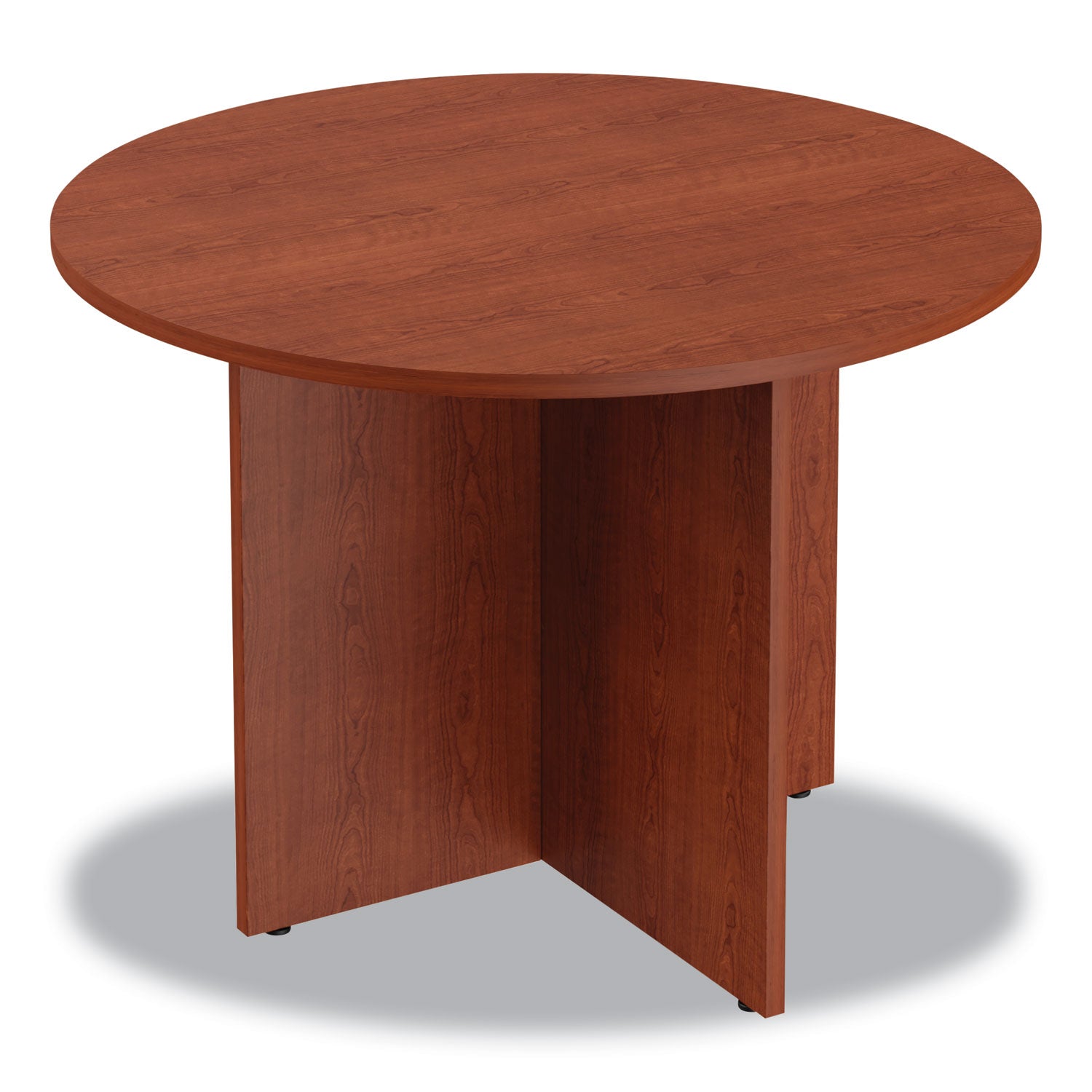 Alera Valencia Round Conference Table | 42", Cherry