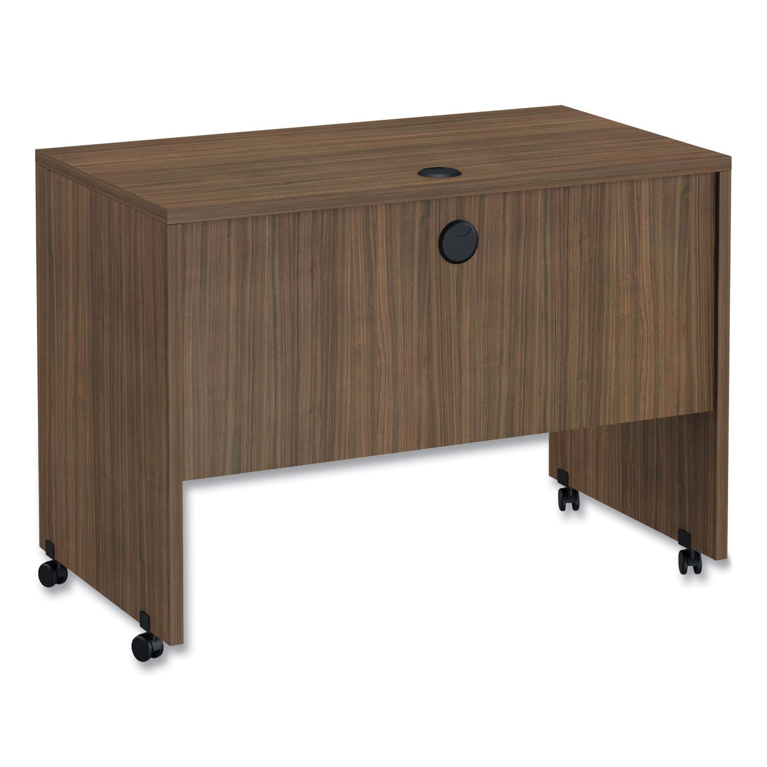 Alera® Alera Valencia Series Mobile Workstation Desk, 41.38" X 23.63" X 30", Modern Walnut