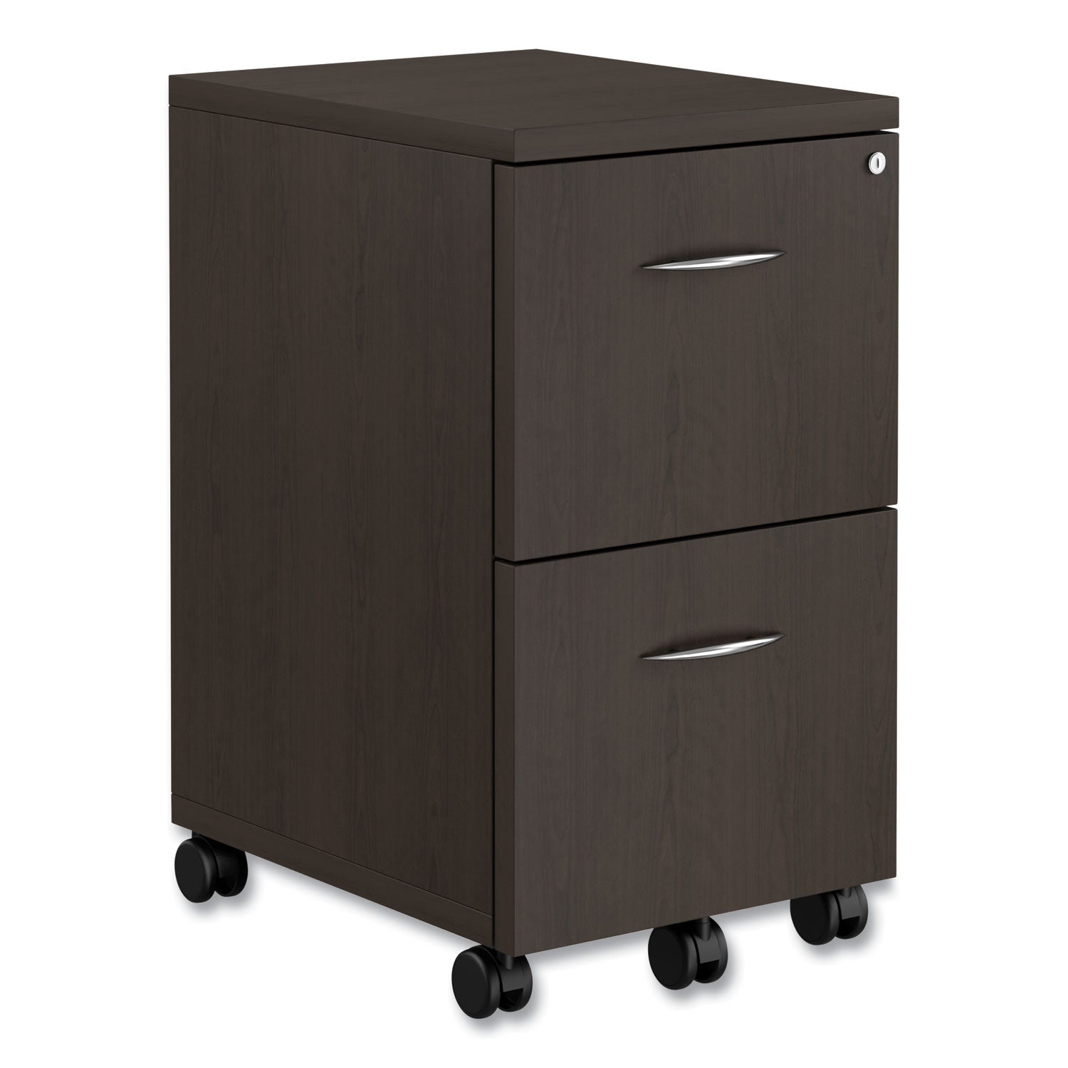 2-Drawer Mobile Pedestal | Espresso | Alera®