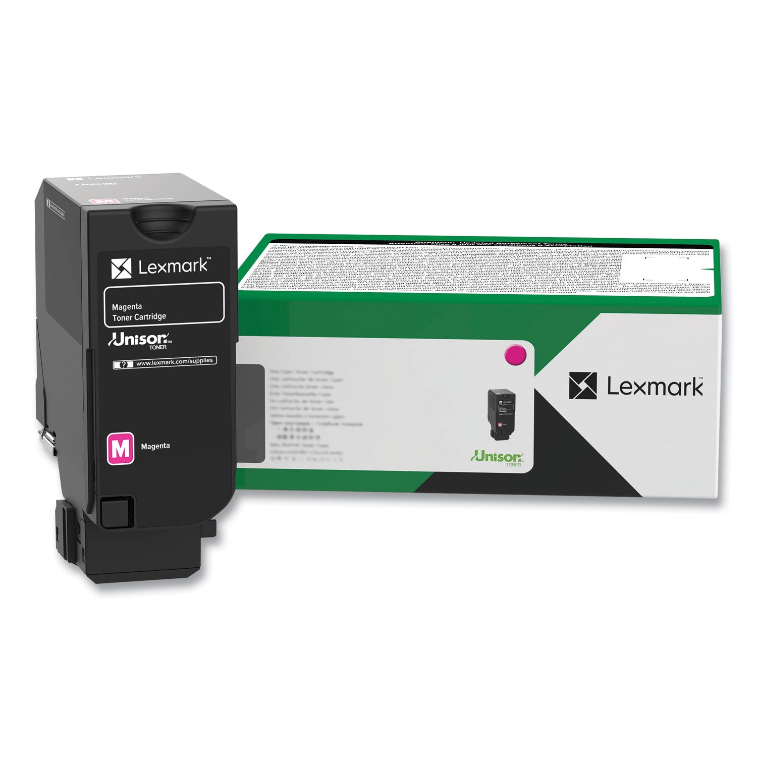 Lexmark™ 74C0SMG Return Program Toner, 7,000 Page-Yield, Magenta