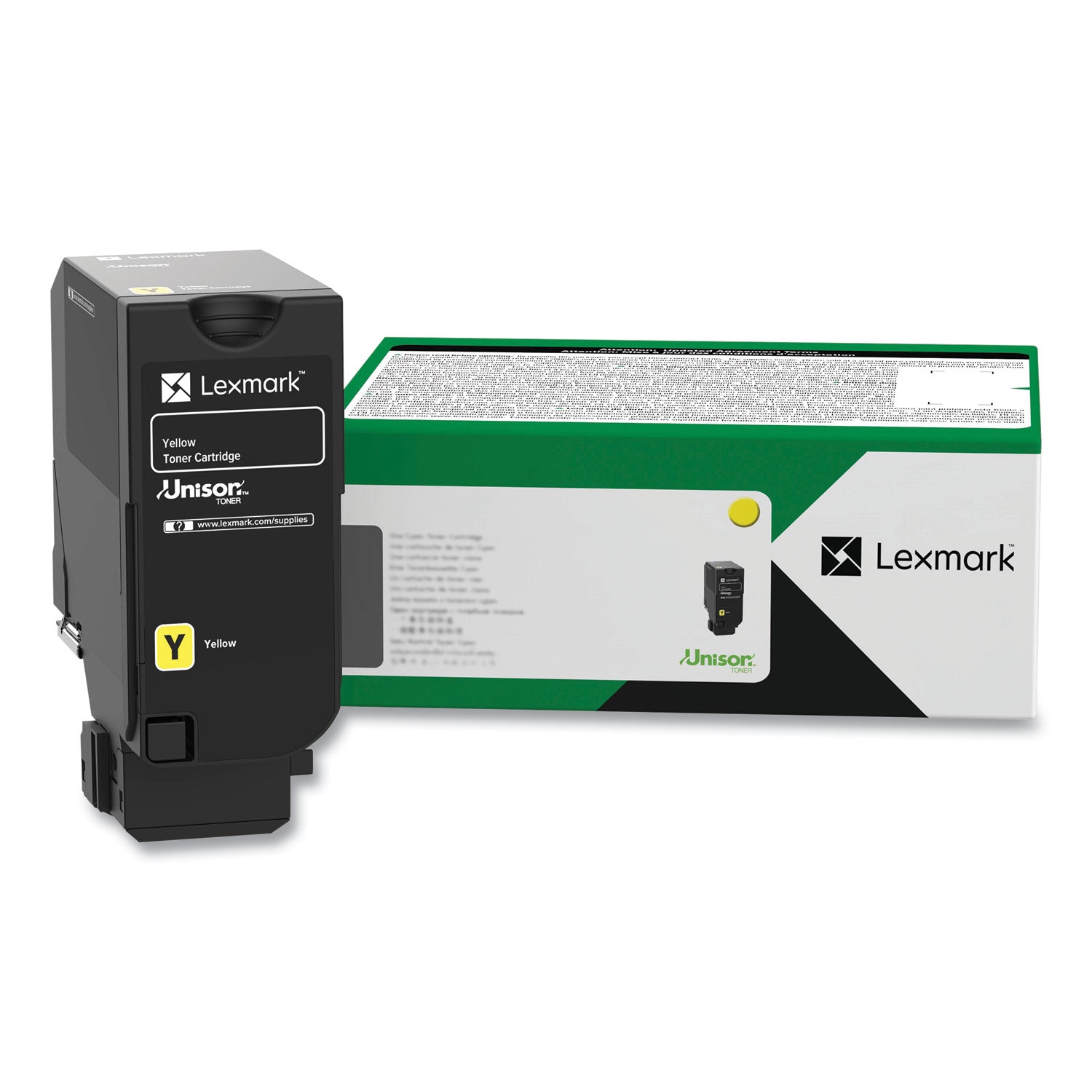 Lexmark™ 74C0SYG Return Program Toner, 7,000 Page-Yield, Yelllow