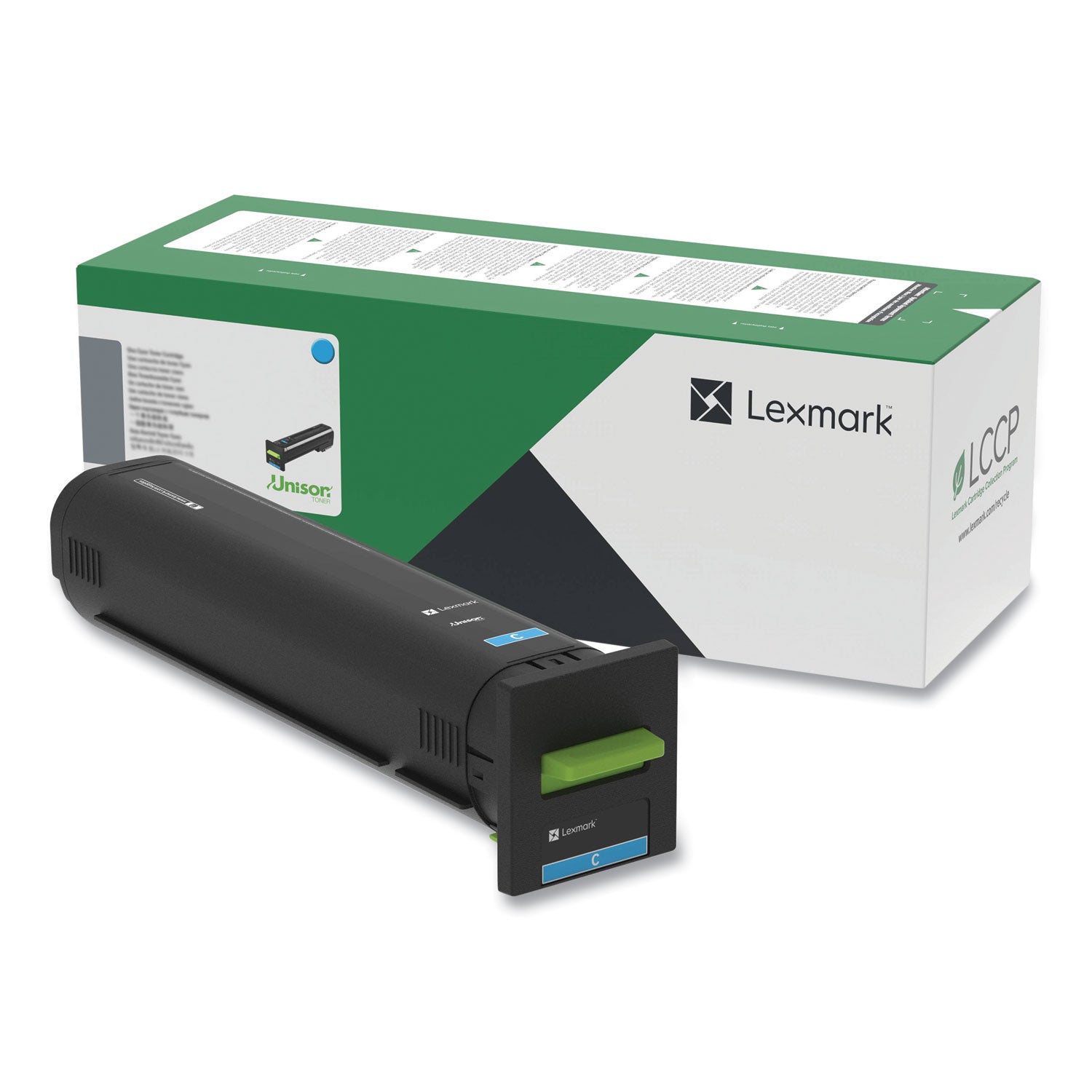 Lexmark™ 72K00CG Toner, 8,000 Page-Yield, Cyan