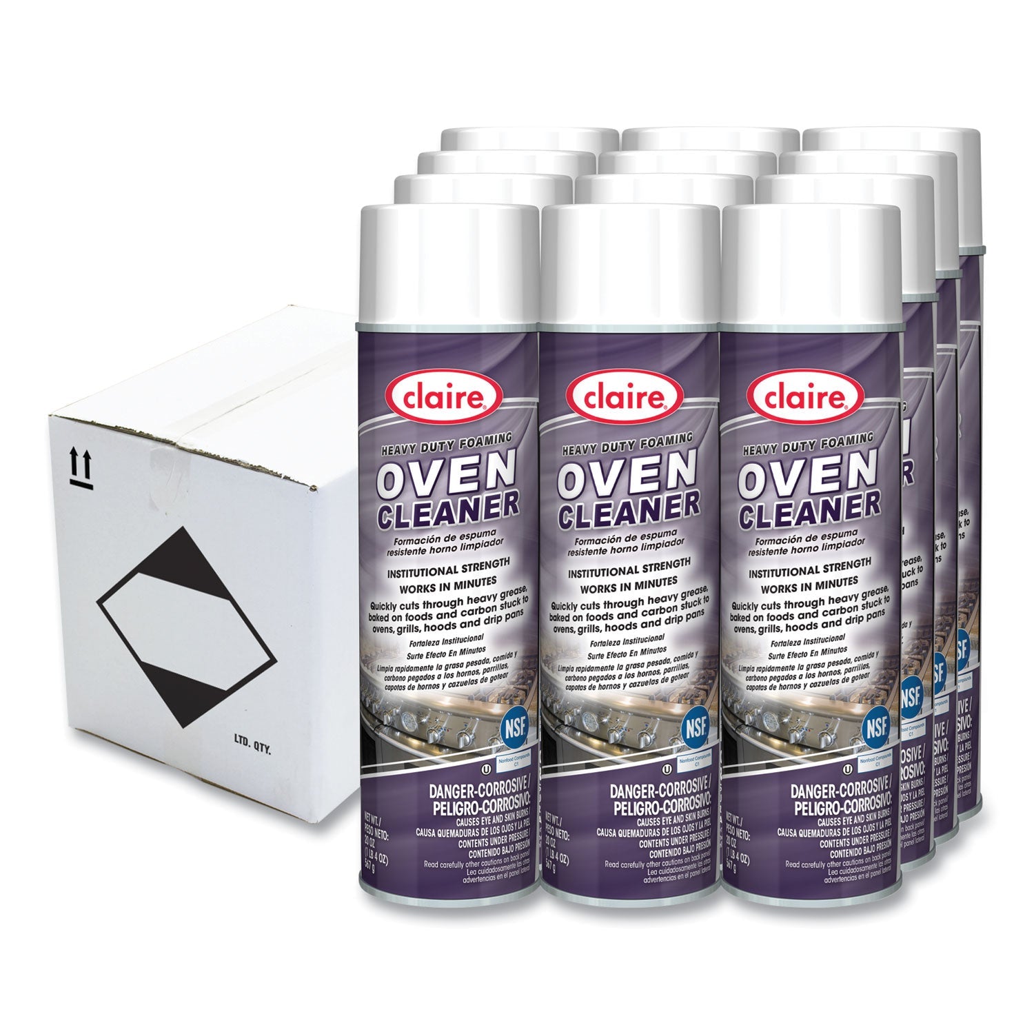 Heavy Duty Foaming Oven Cleaner | 20 oz | 12/ct