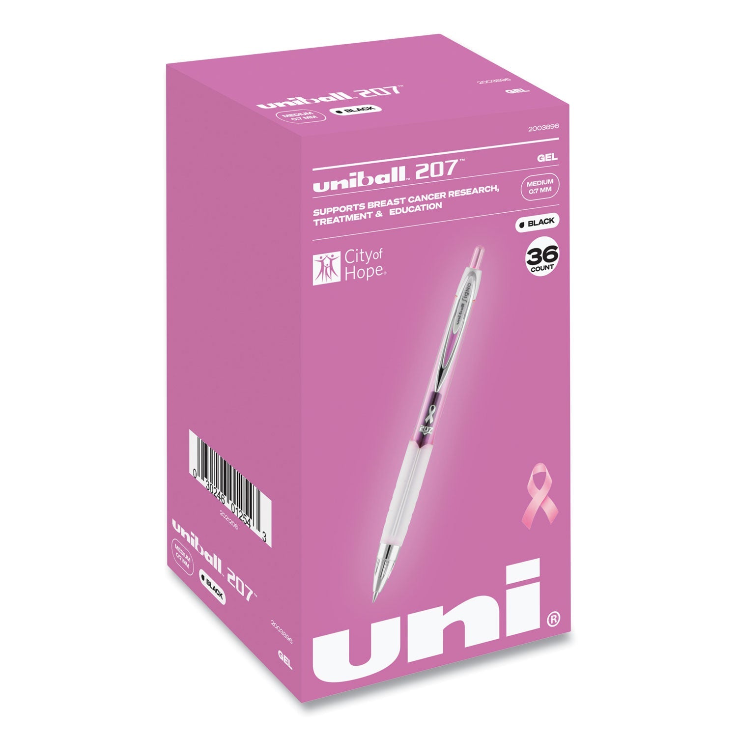 207 Breast Cancer Awareness Gel Pen | 36-Pack