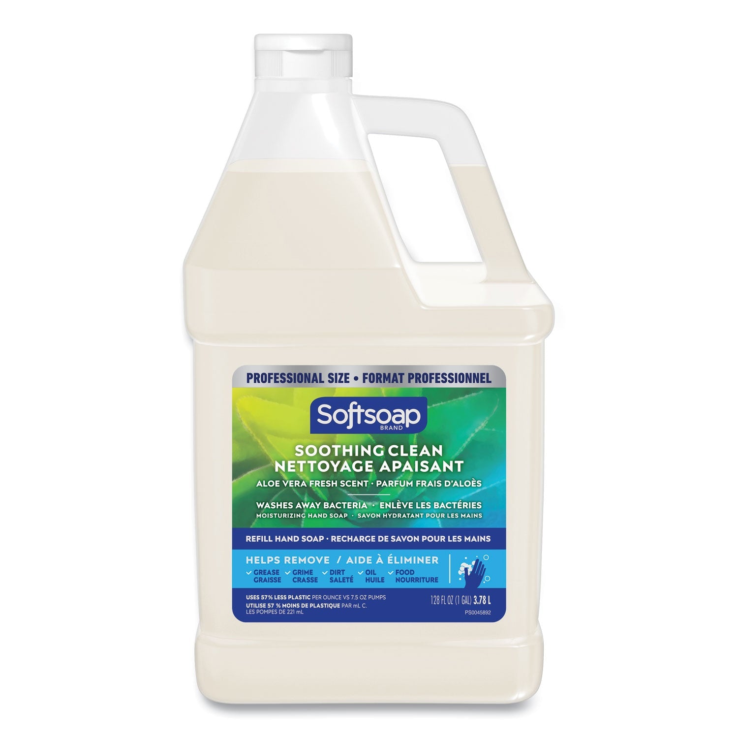 Softsoap® Liquid Hand Soap Refill with Aloe, Aloe Vera Fresh Scent, 1 gal, 4/Carton