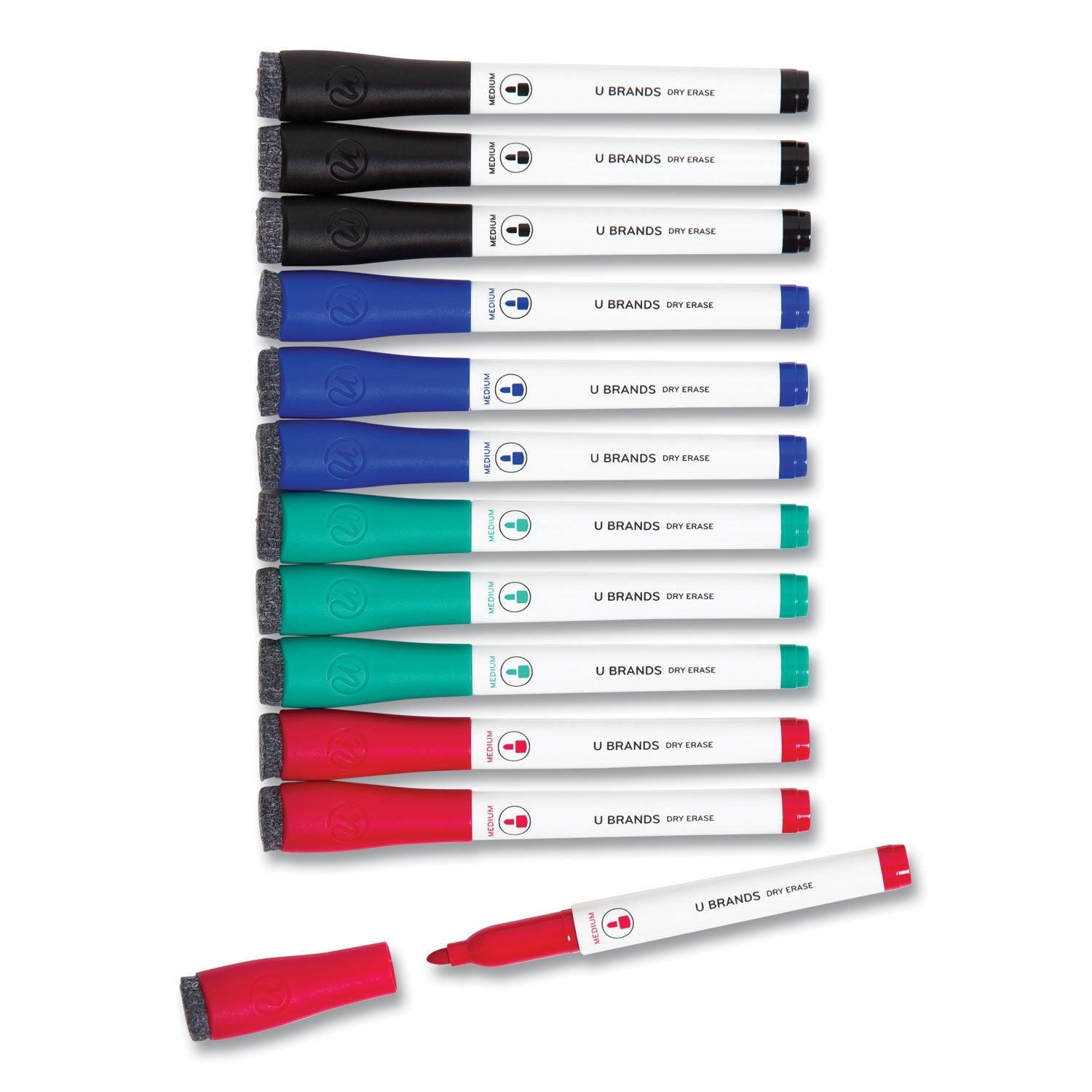 Medium Point Dry-Erase Markers | 12-Pack