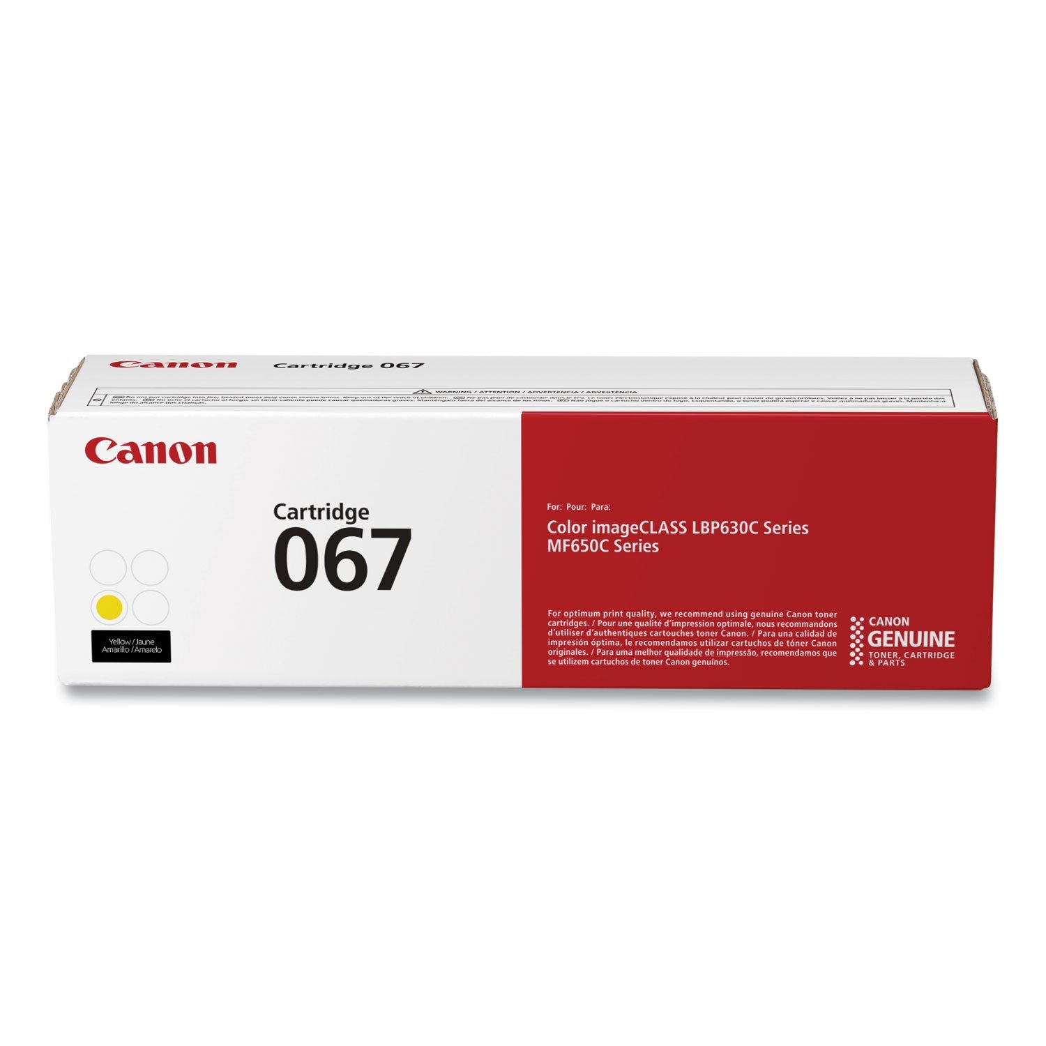 Canon 067 Toner Cartridge | Yellow
