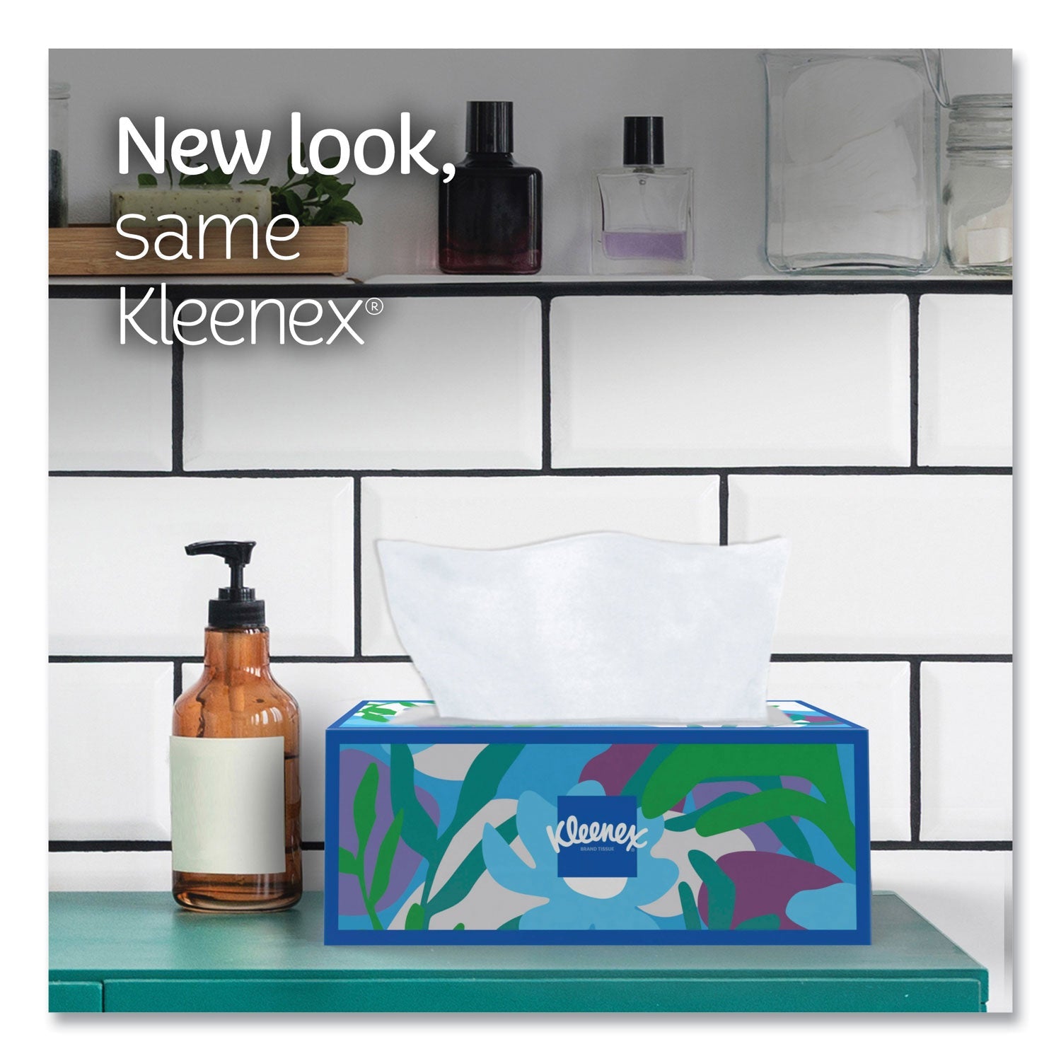 Kleenex® Trusted Care Facial Tissue, 2-Ply, White, 160 Sheets/Box, 3 Boxes/Pack, 12 Packs/Carton