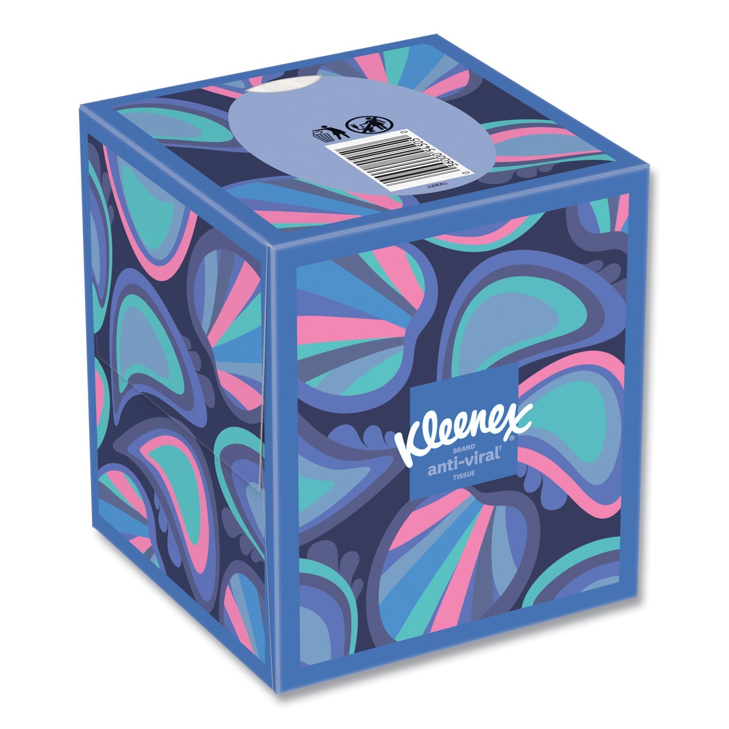 Kleenex® Anti-Viral Facial Tissue, 3-Ply, White, 55 Sheets/Box, 27 Boxes/Carton