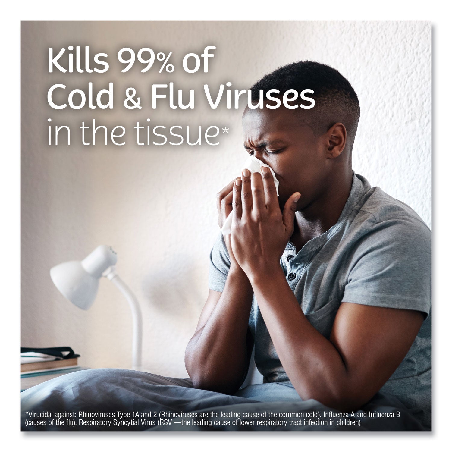 Kleenex® Anti-Viral Facial Tissue, 3-Ply, White, 55 Sheets/Box, 27 Boxes/Carton